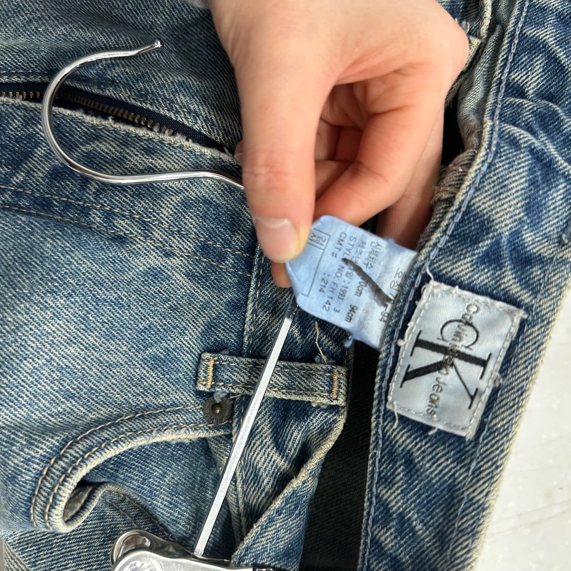 캘빈클라인진 부츠컷 팬츠 상품이미지5