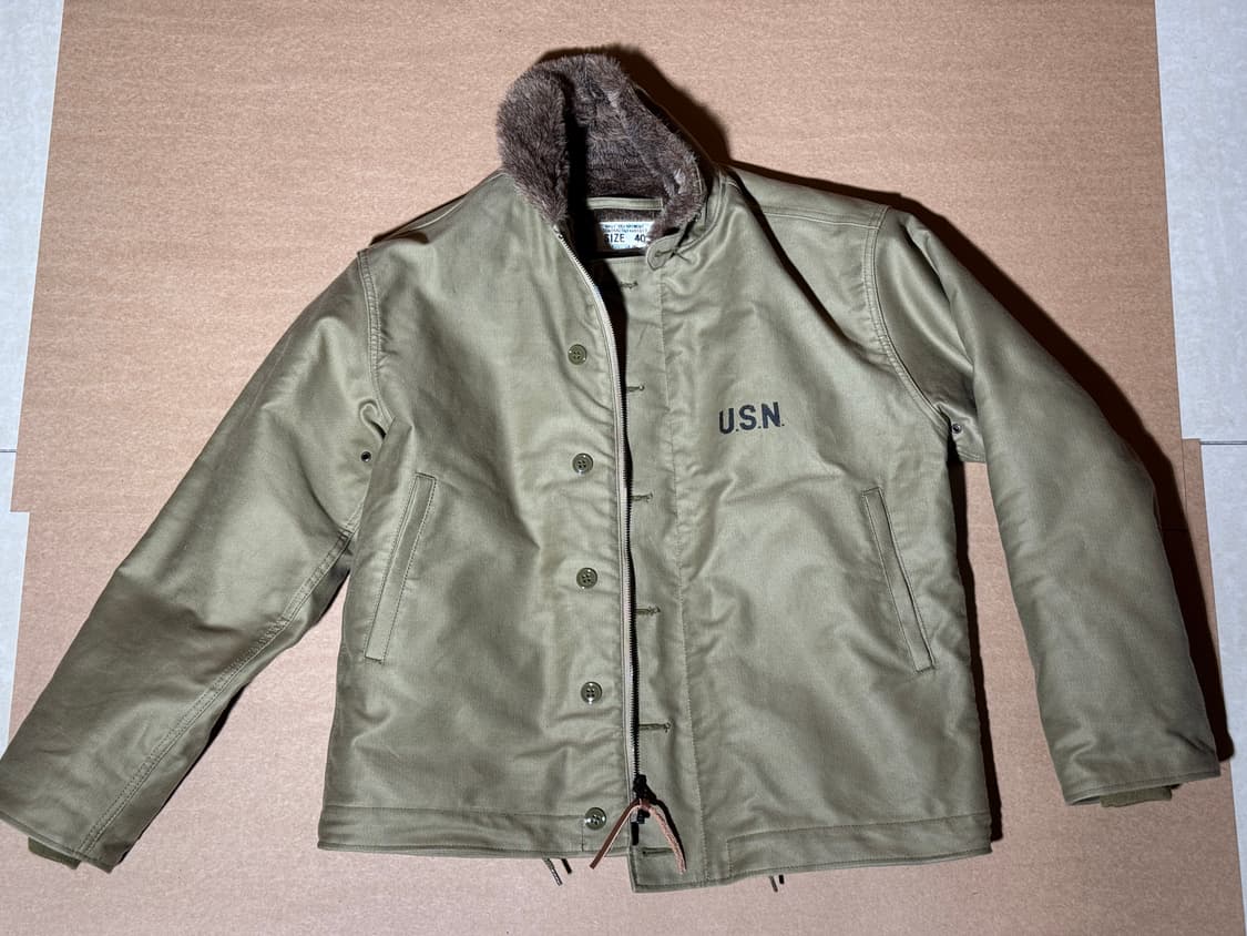 휴스턴 N-1 덱자켓 레귤러 탄색 상품이미지1