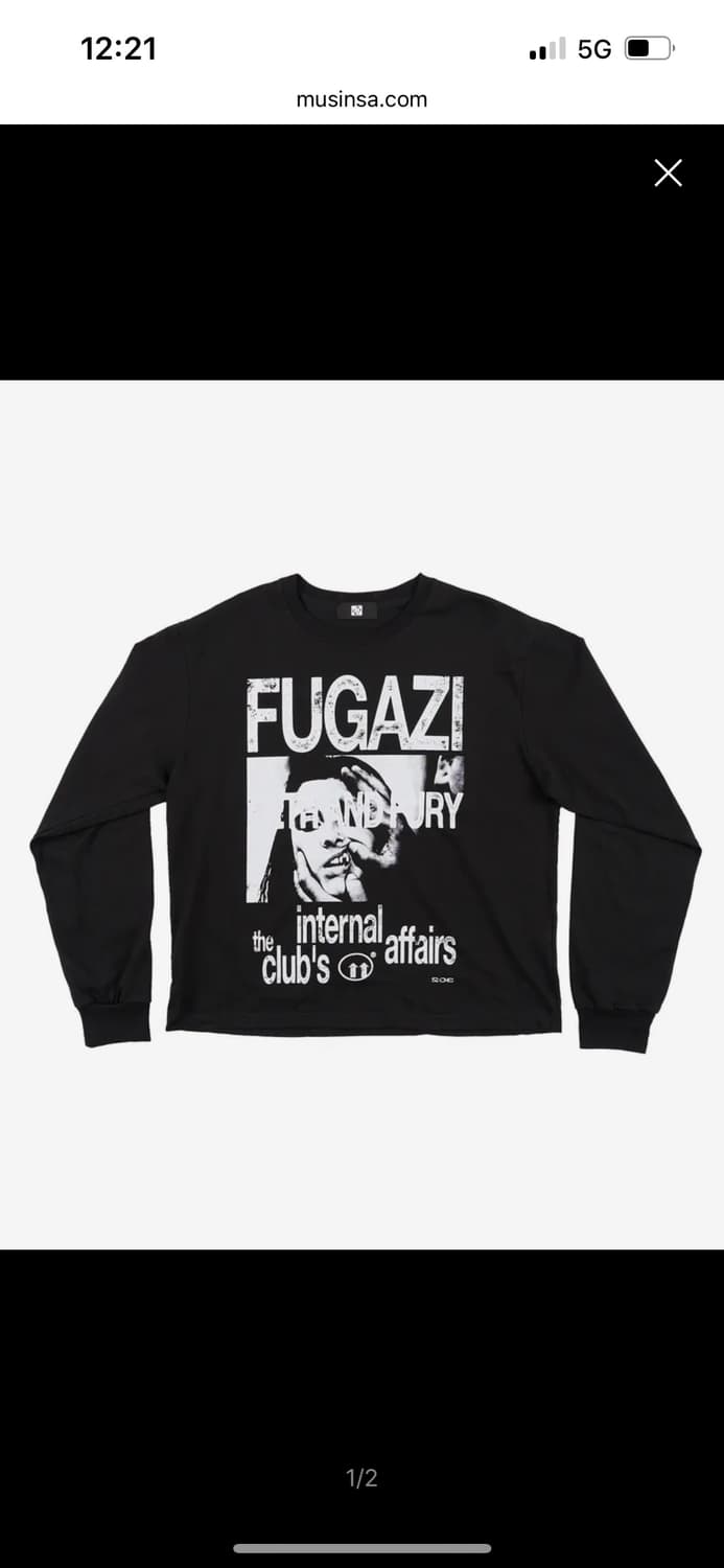 선데이오프클럽 FUGAZI 롱슬리브 1size 상품이미지1
