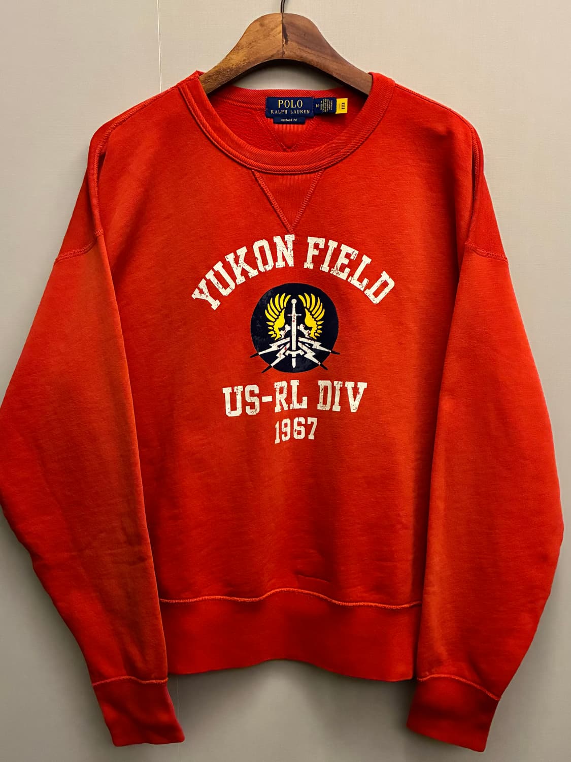 (M/100)폴로랄프로렌 유콘필드 빈티지핏 그래픽 맨투맨 스웻셔츠 상품이미지1