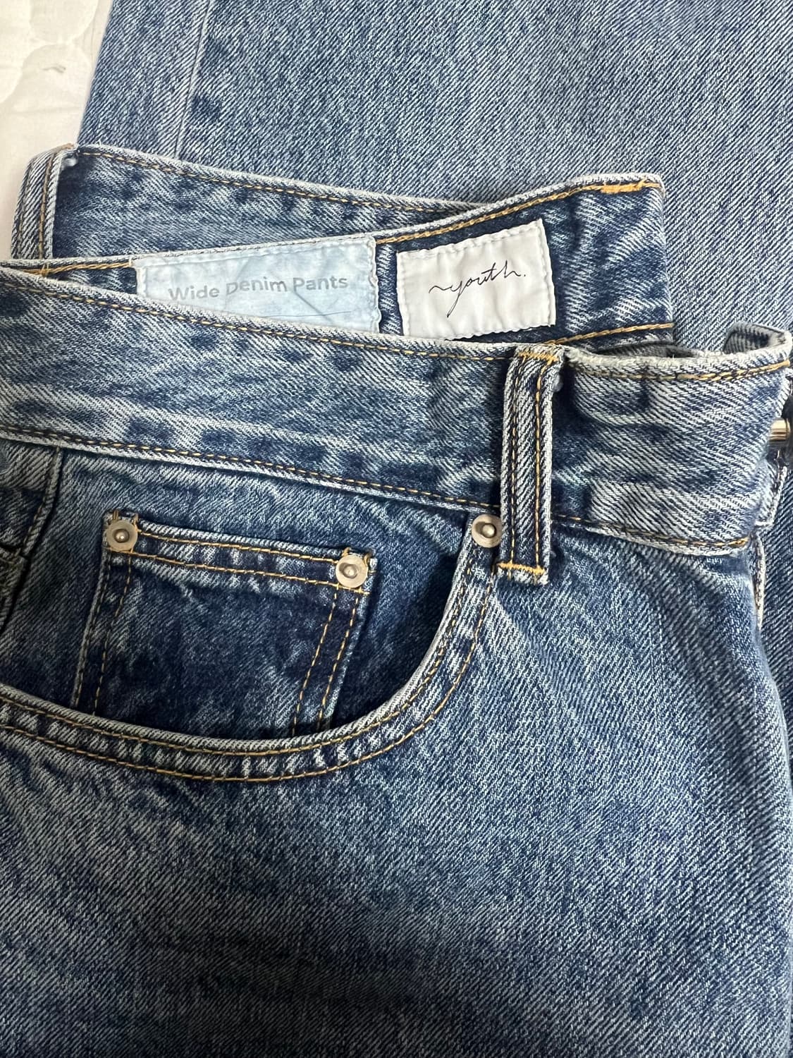 [M] Youth 22SS Wide Denim pant 상품이미지2