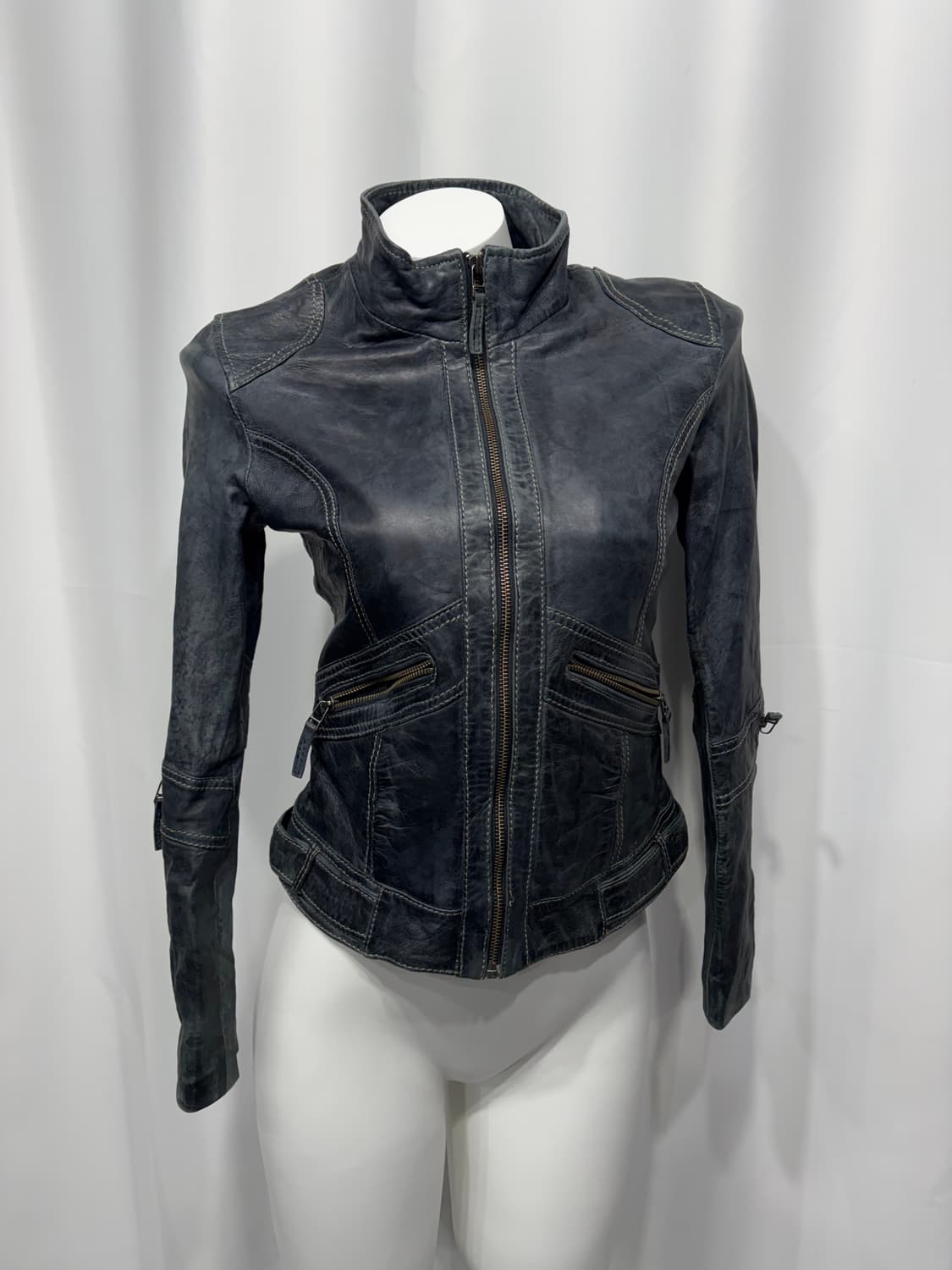 🎸블랙 레더 자켓🎸 상품이미지6