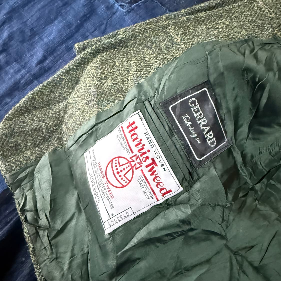 해리스트위드 트위드 울 자켓 38 상품이미지5