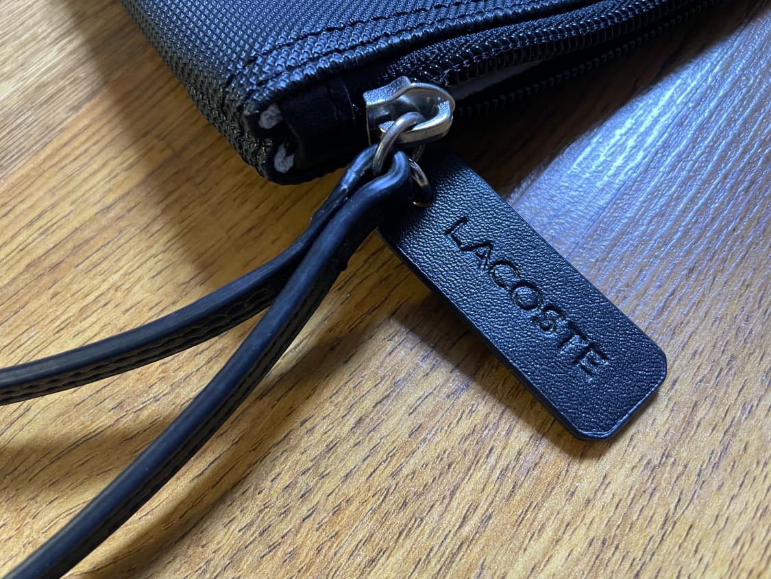 라코스테 pvc 클러치백 블랙 상품이미지4