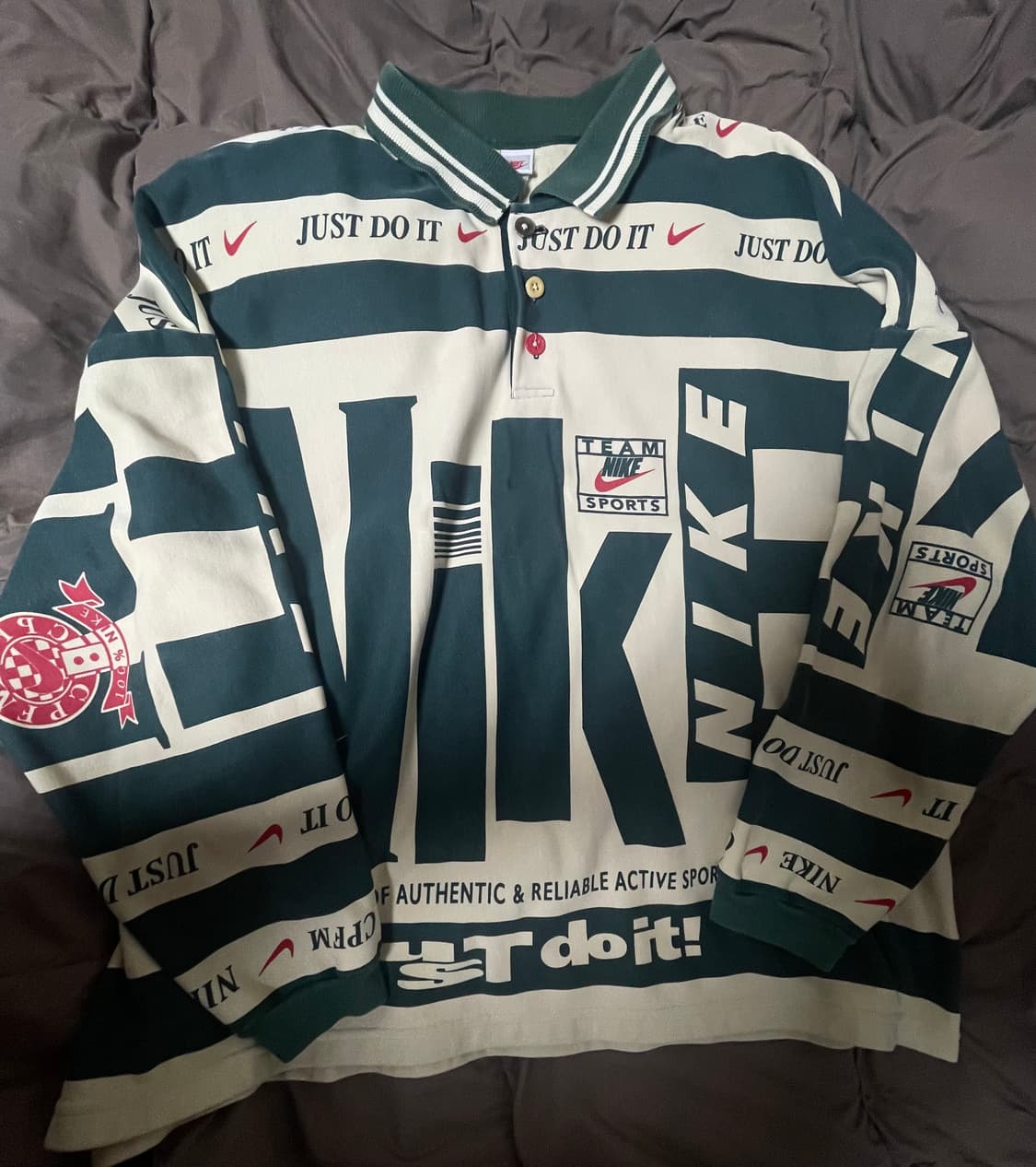 나이키 x cpfm 폴로 롱슬리브 아시아 XL 상품이미지1