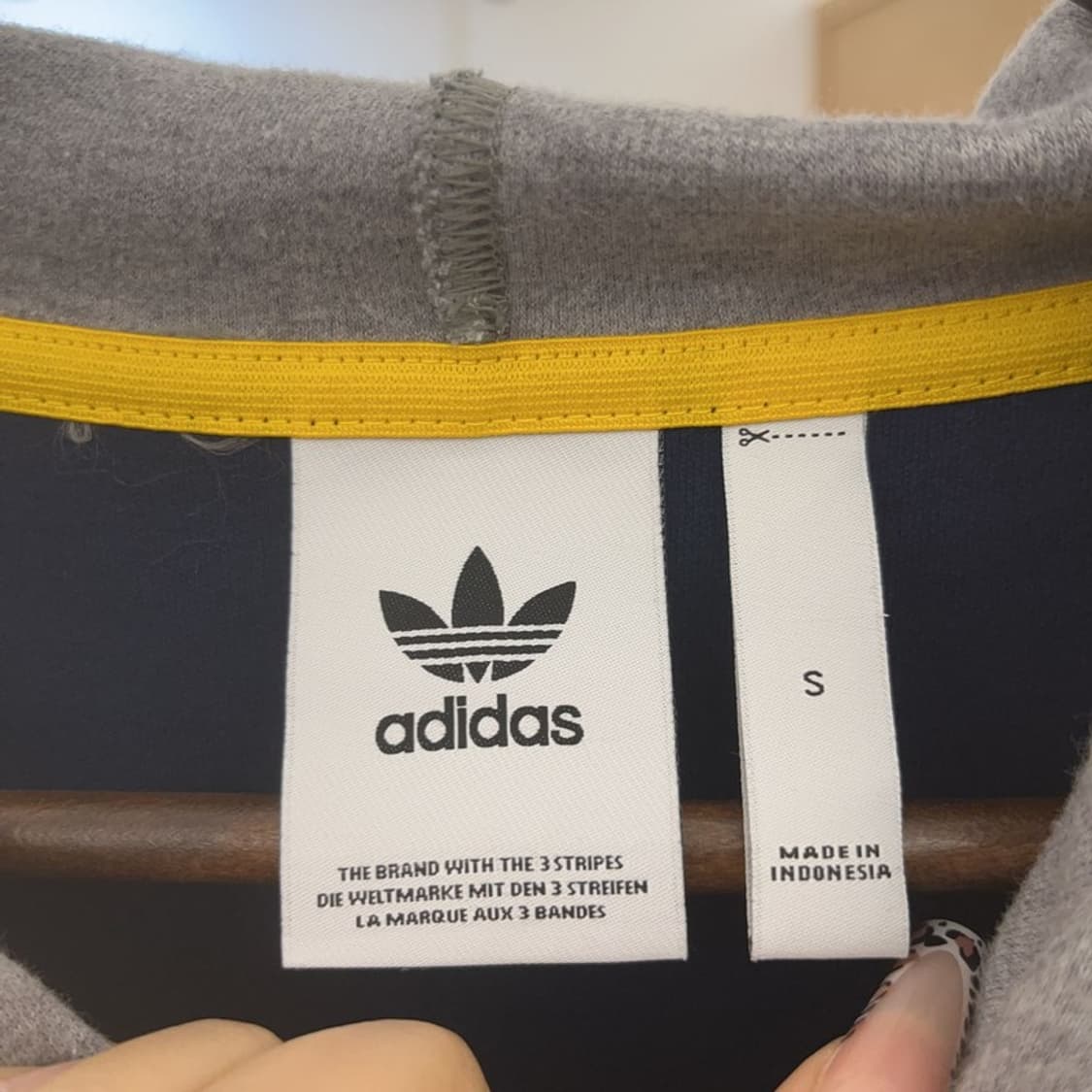 아디다스 올드스쿨 레트로 컬러블럭 후드티 S C08211 상품이미지5