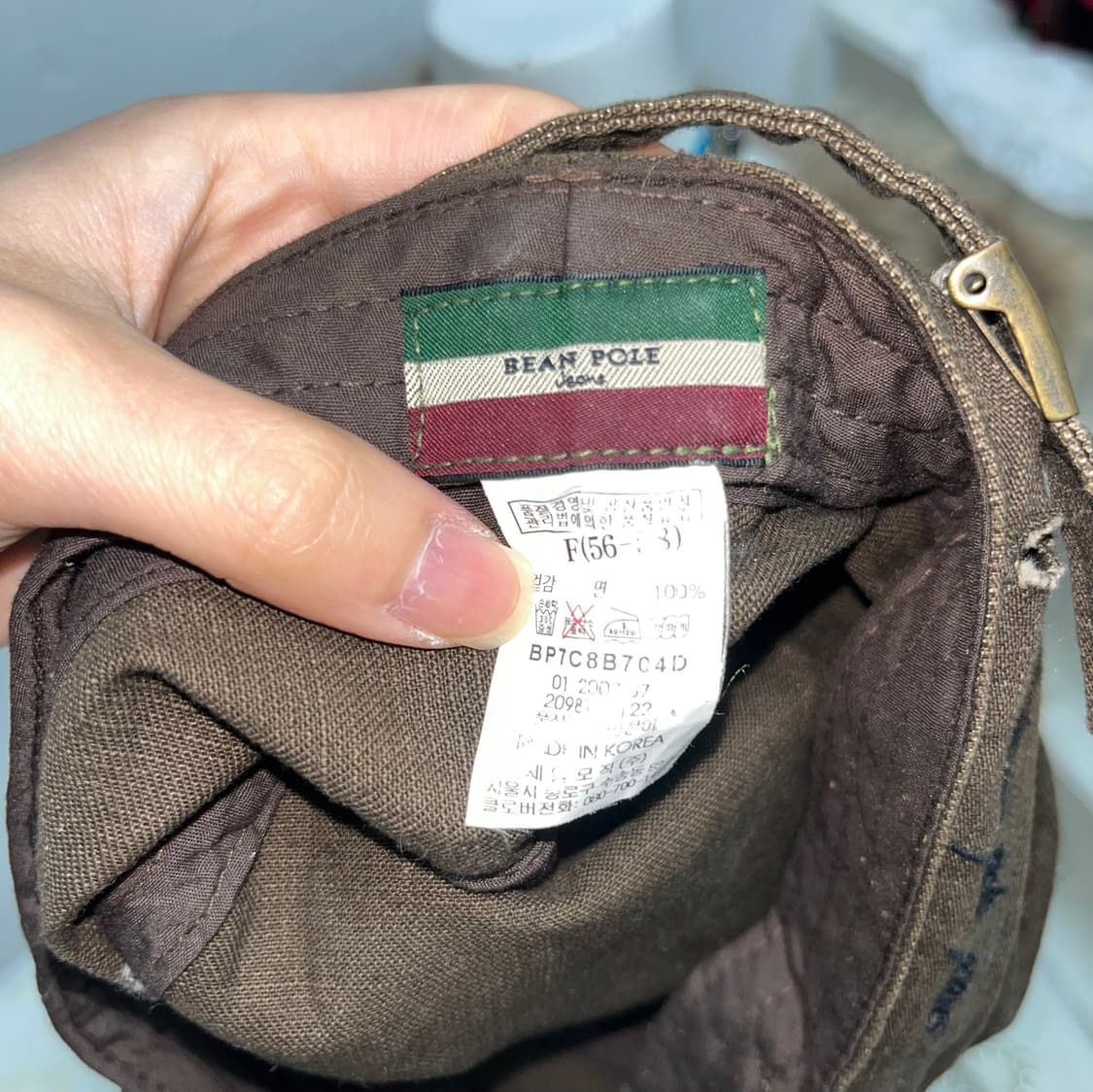 Bean Pole 그런지 볼캡 상품이미지4
