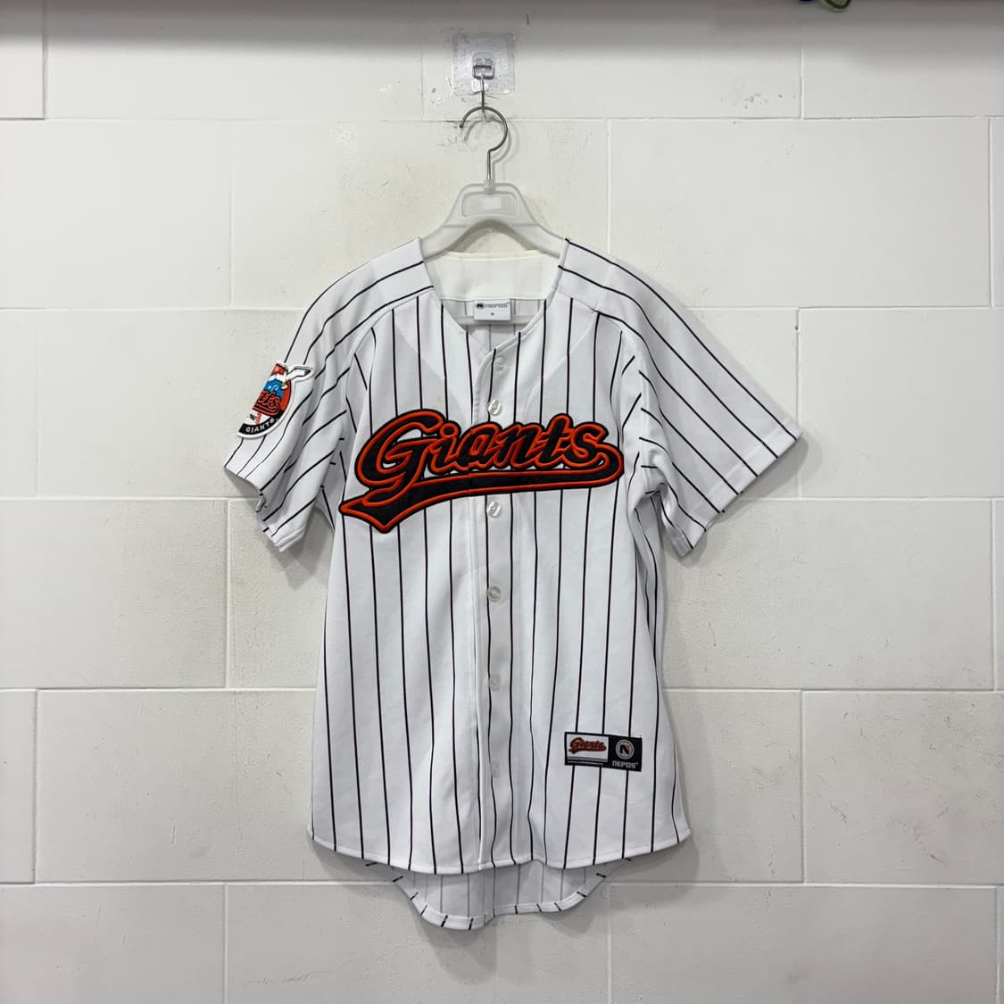 롯데자이언츠 네포스 올드 스트라이프 유니폼 상품이미지1