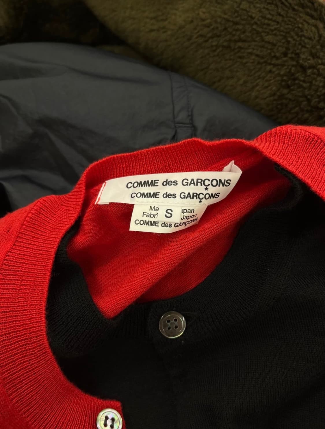 꼼데가르송 레이어드 가디건 상품이미지4