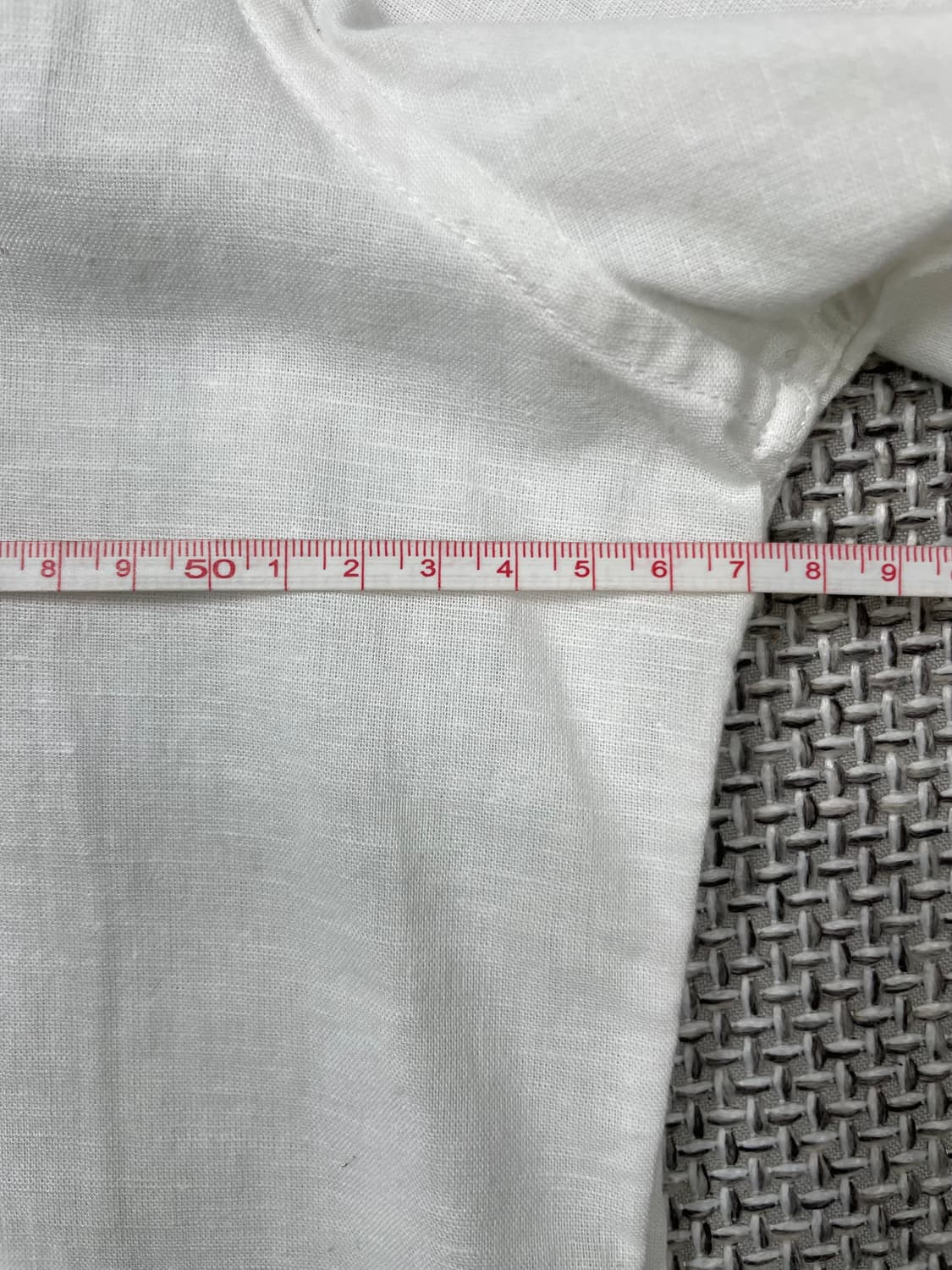 U.S. POLO ASSN. 화이트 린넨 혼방 반팔 셔츠 105 상품이미지6