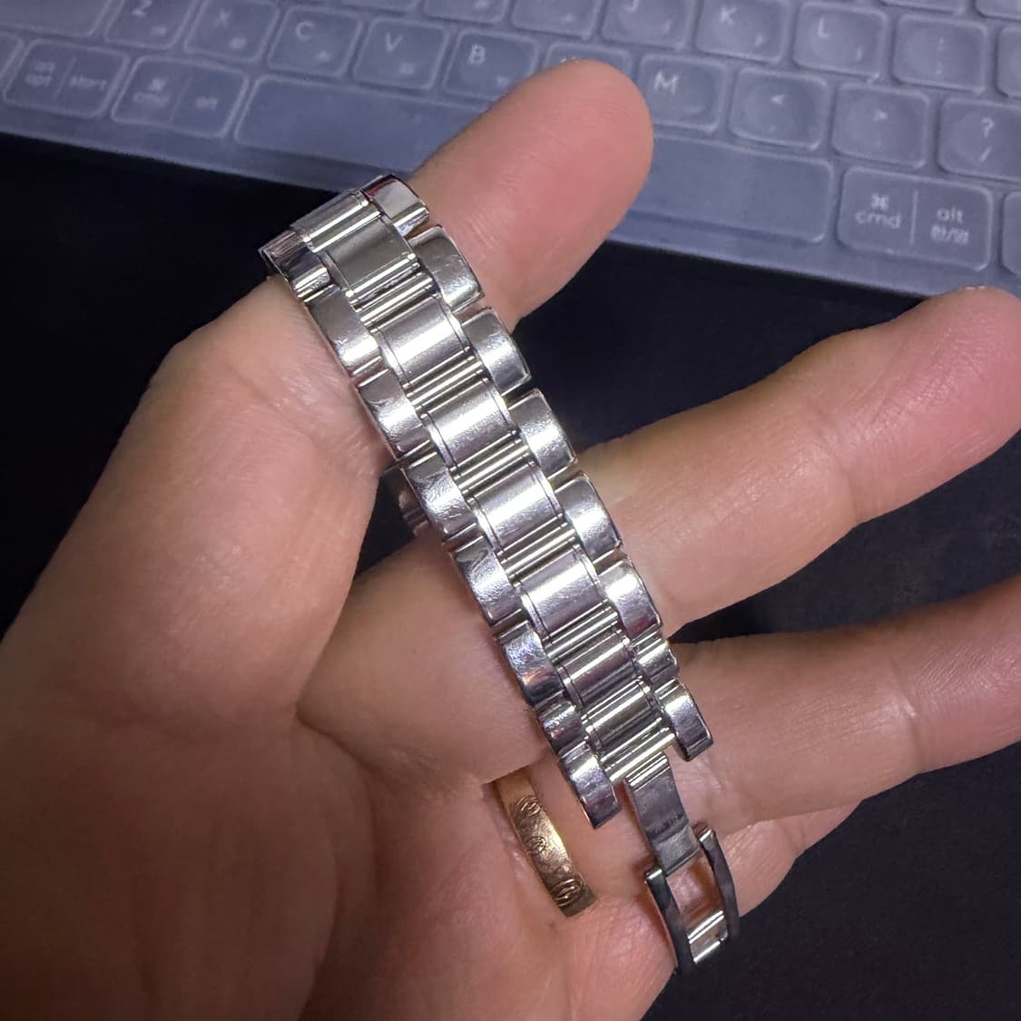 까르띠에 여성 실버 21C 쿼츠 스틸 시계 29mm 상품이미지7