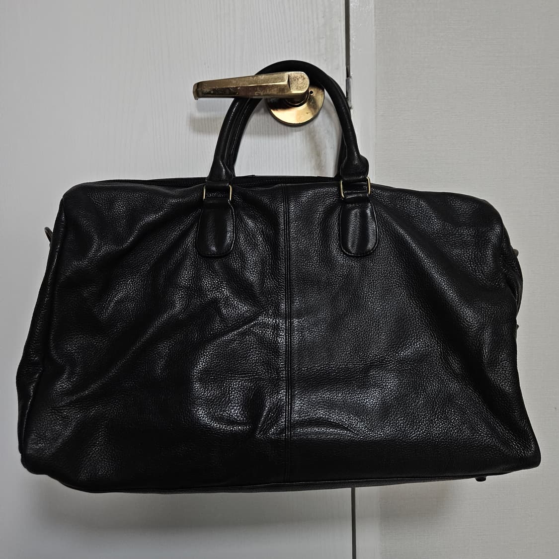 빈티지 비건레더 3way 보스턴백 상품이미지2