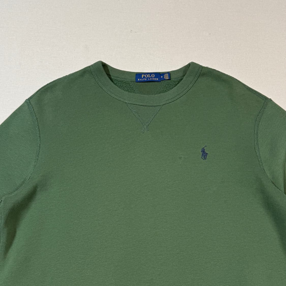 M) 폴로 랄프로렌 맨투맨 티셔츠 딥그린 상품이미지3