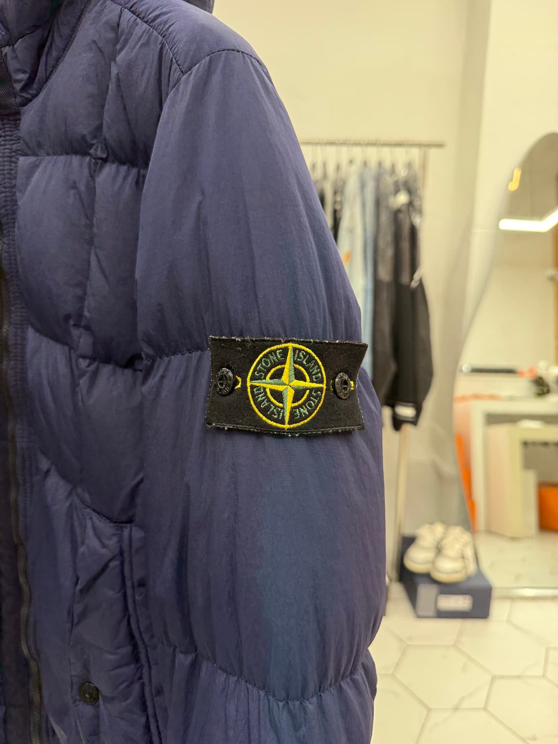 [M] 스톤아일랜드 크링클랩스 후드 패딩 상품이미지3