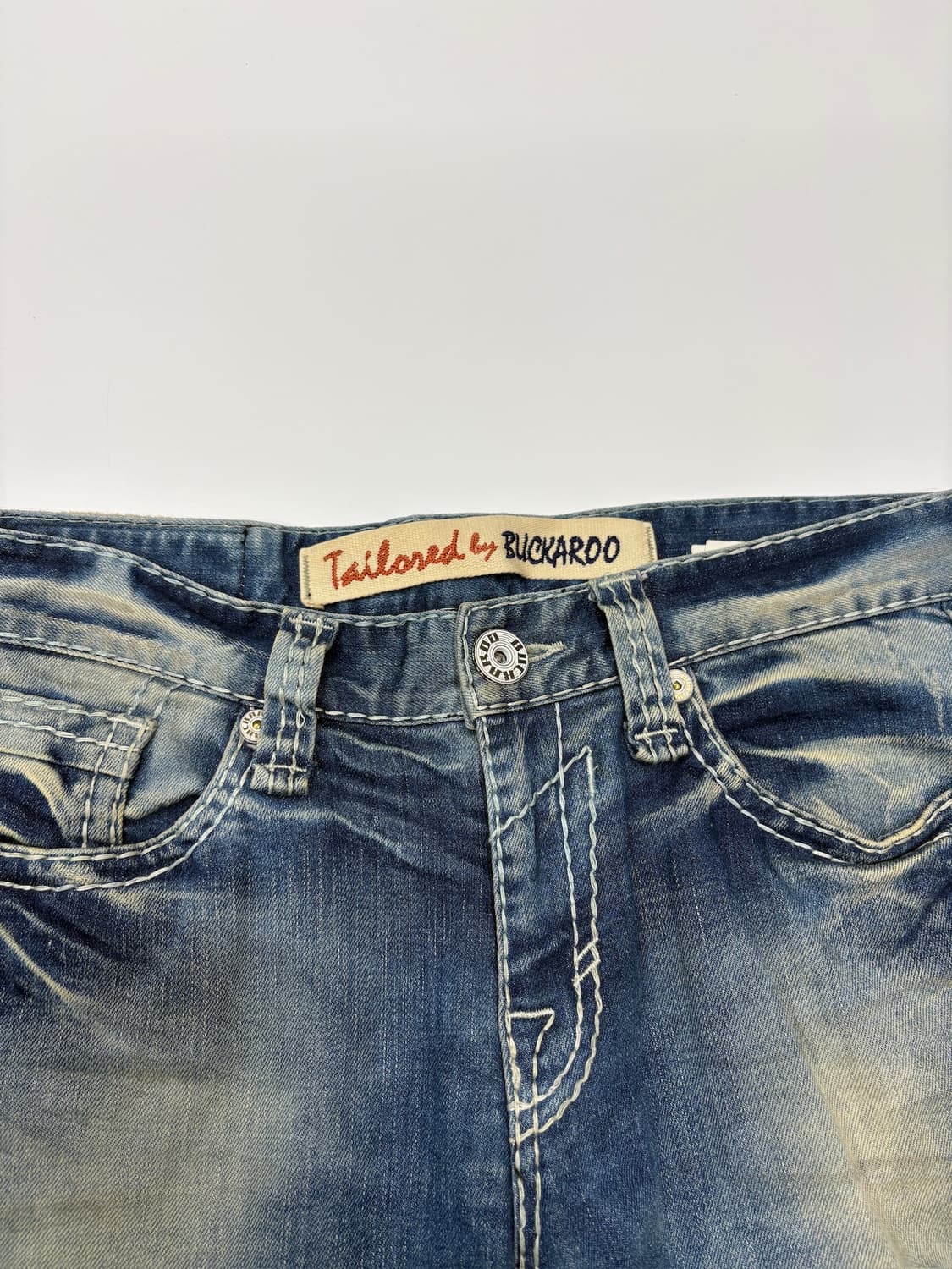 (30) BUCKAROO 버커루 빈티지 워싱 중청 스트레이트 데님 팬츠  상품이미지4
