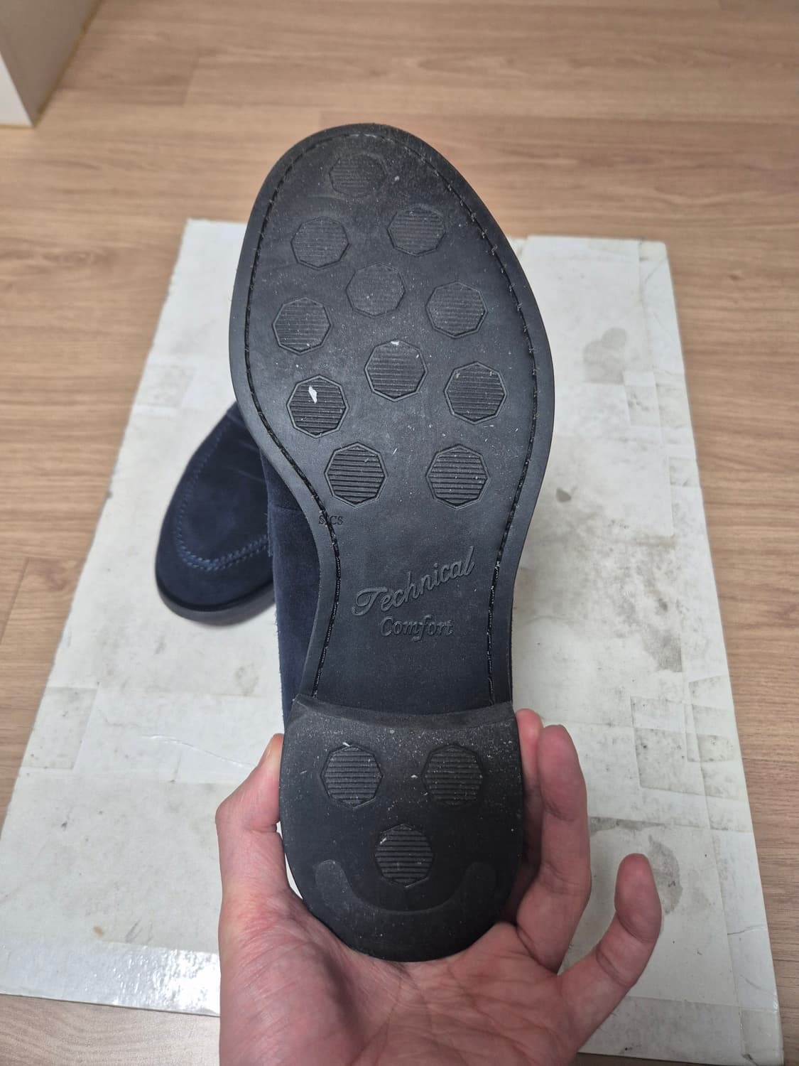 (265) 예일X포스트멘 네이비 스웨이드 페니로퍼 상품이미지4