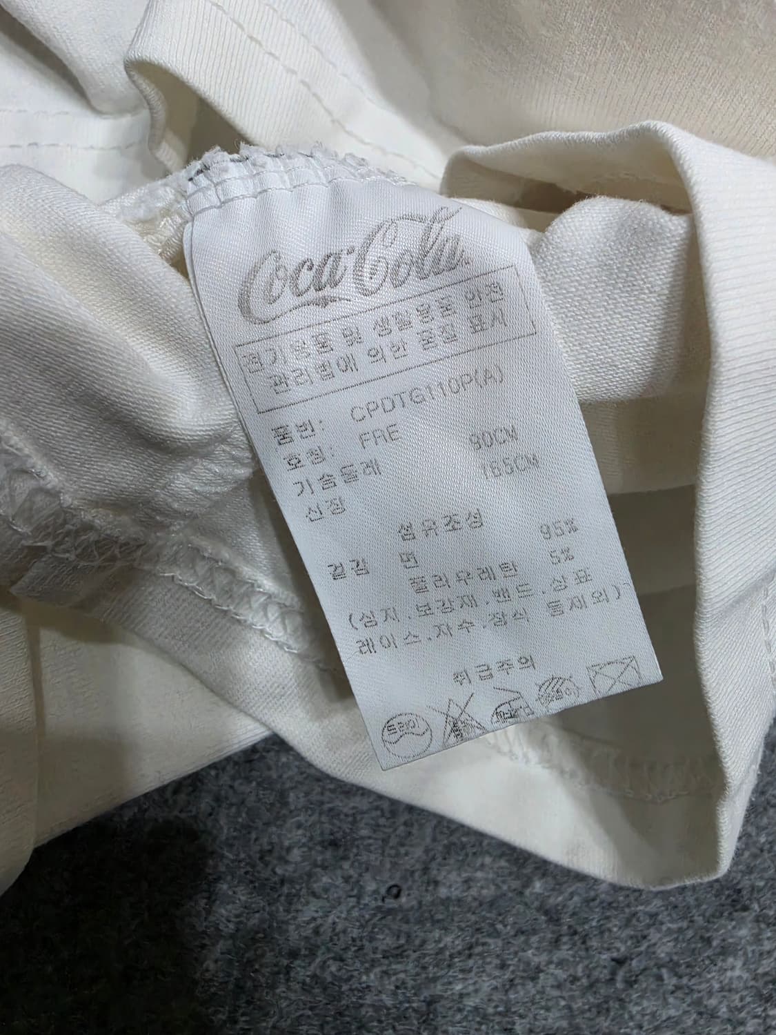 코카콜라 다이아몬드 로고 크롭 반팔티 상품이미지6