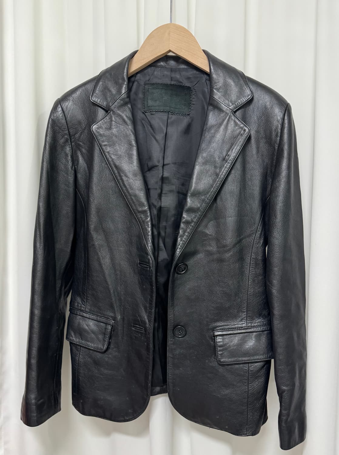 블랙 양가죽 자켓 상품이미지3