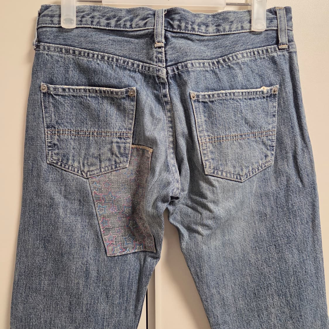 Heather 재팬 패치워크 스트레이트 데님팬츠 28-29 상품이미지6