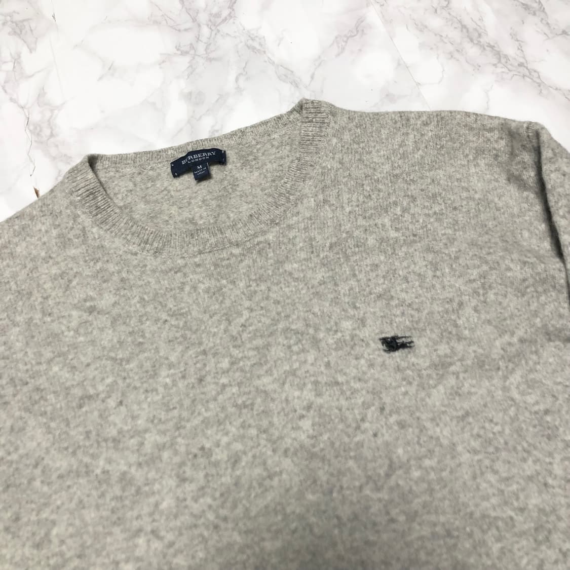 버버리 니트 램스울 남성용 깔끔 상품이미지2