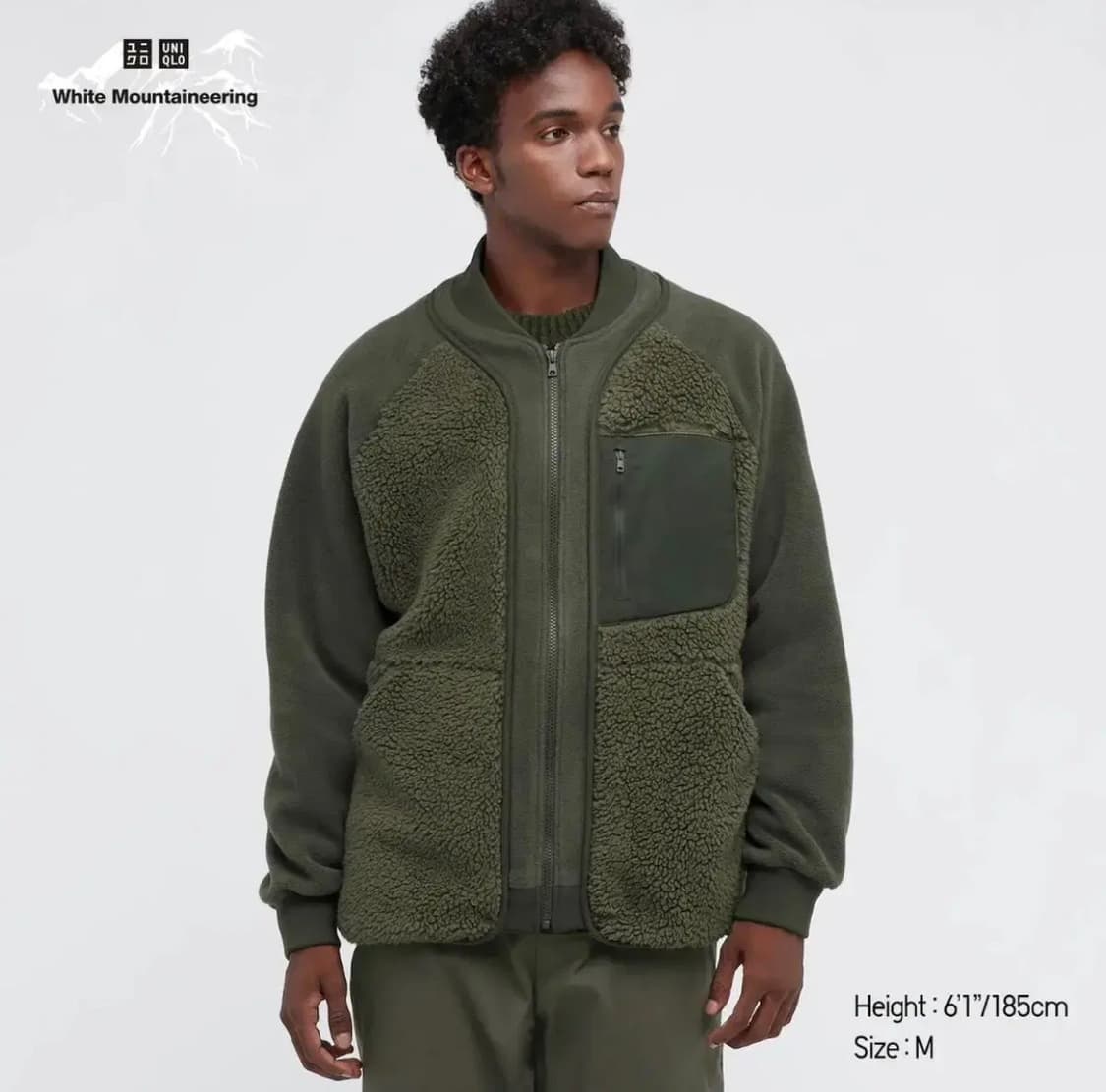 유니클로 화이트마운티니어링 후리스자켓 (M) 상품이미지7