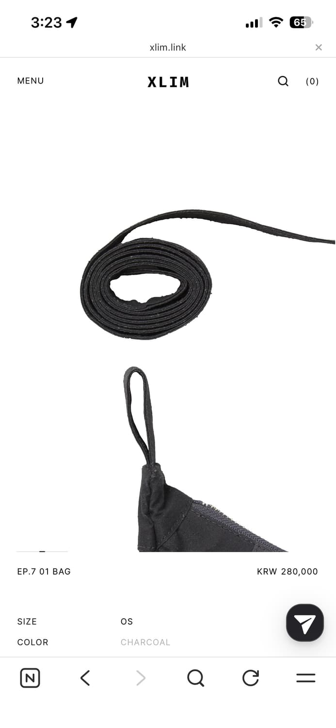 Xlim ep7 01 bag 차콜 상품이미지5
