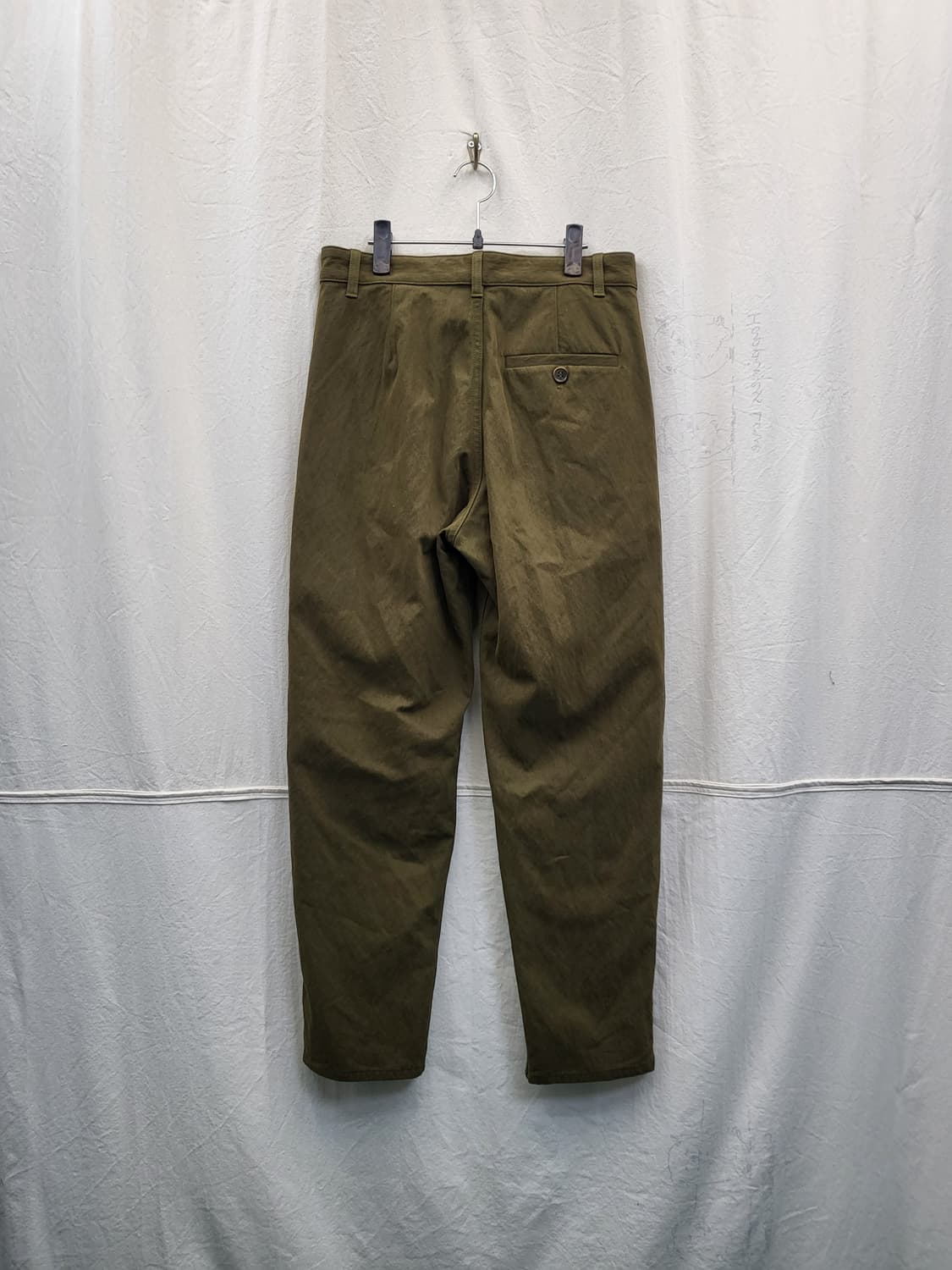 COS 카키 남성 면바지 상품이미지2