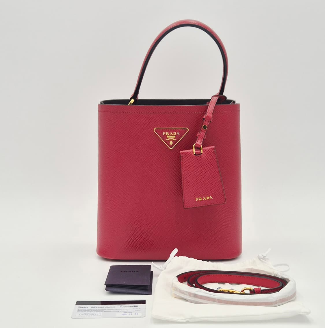 프라다 1BA212 사피아노 두블레 파니에 미듐 숄더백 상품이미지1