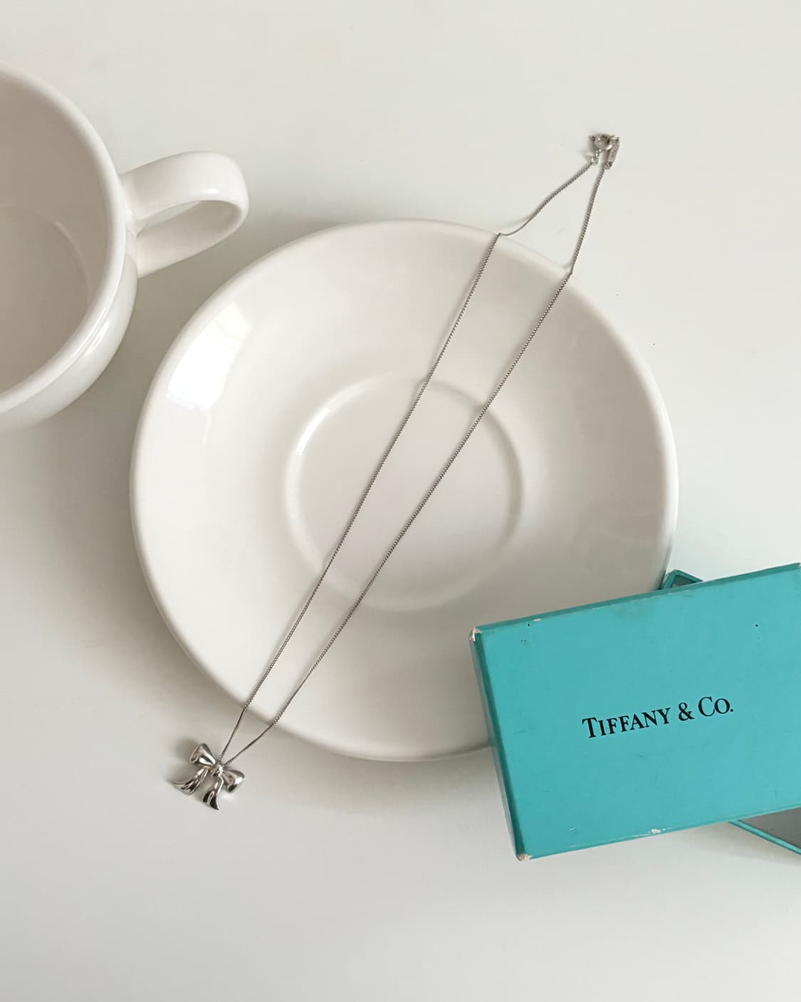 티파니앤코 리본 실버 목걸이(SV925) 상품이미지7