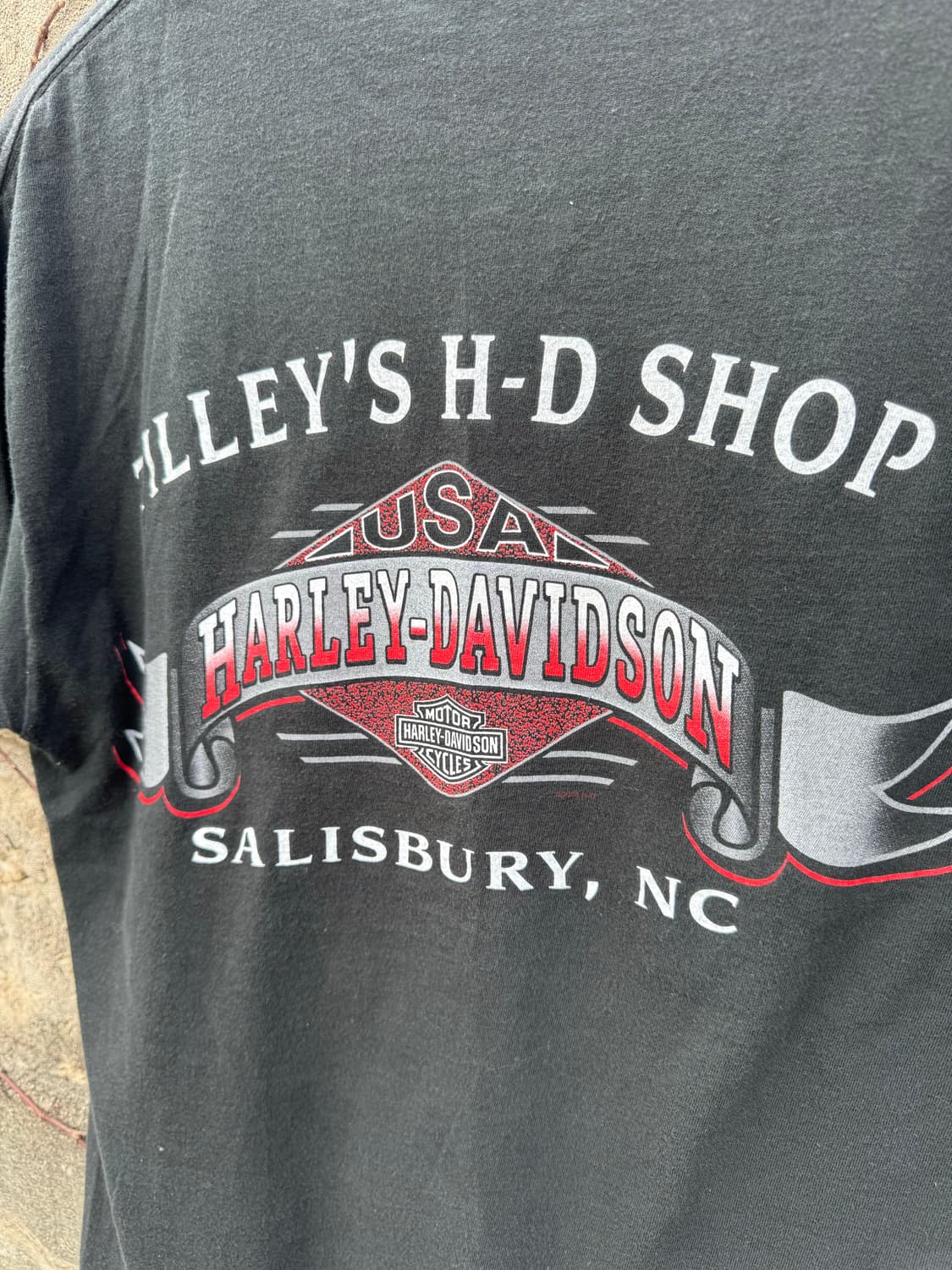 00s 할리데이비슨 빈티지 헤인즈 2004 프린팅 반팔 티셔츠 m 상품이미지4