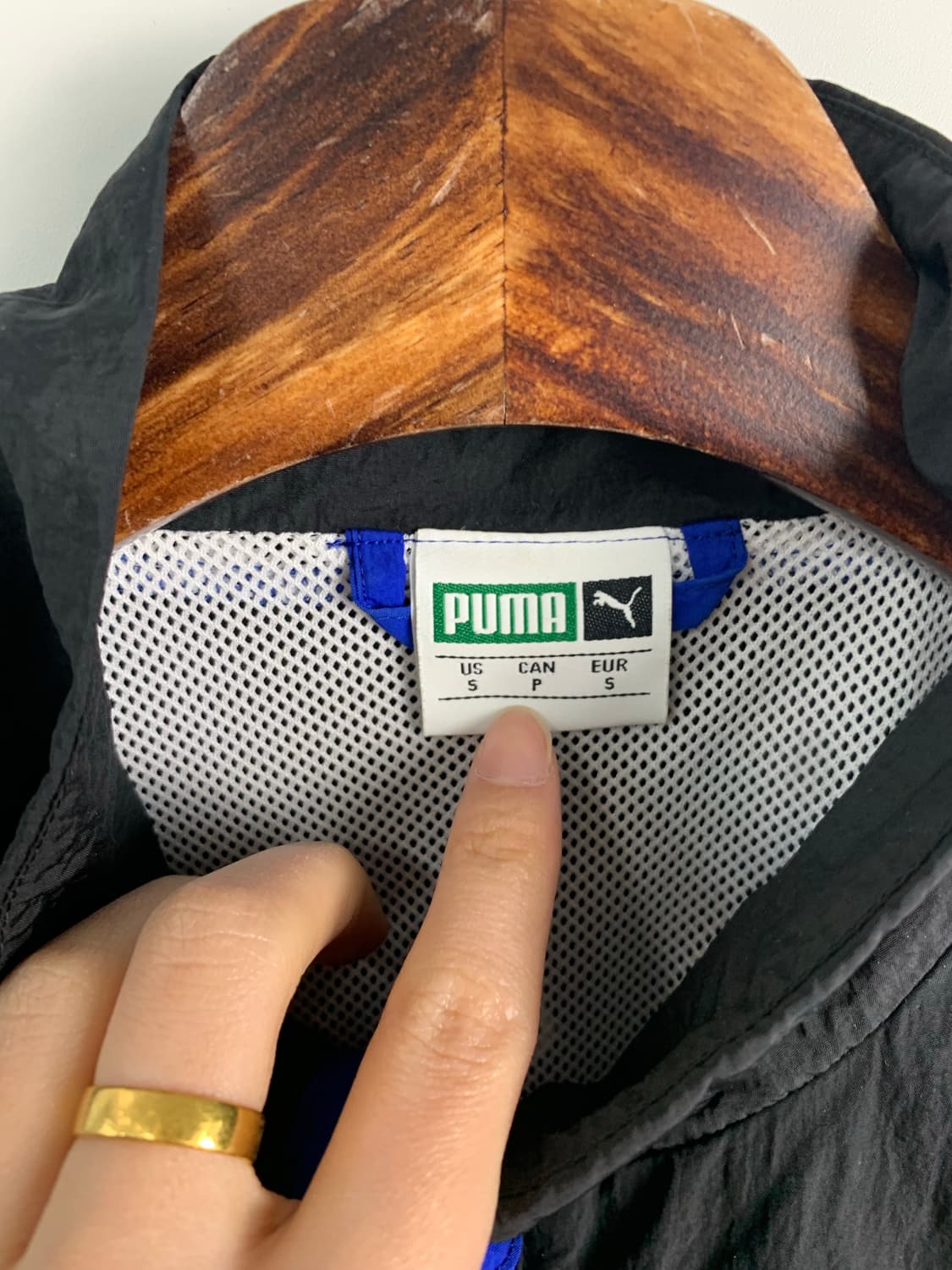 푸마 자수로고 올드스쿨 배색 바람막이 자켓 상품이미지8