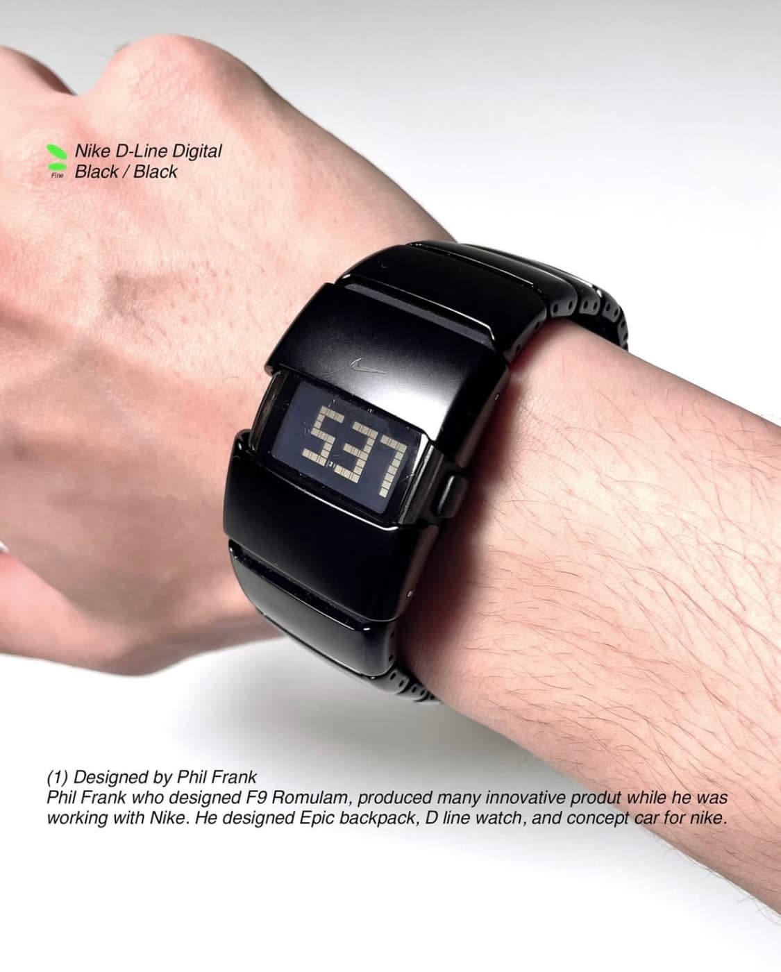 나이키 디 라인 블랙 디지털 시계 상품이미지2