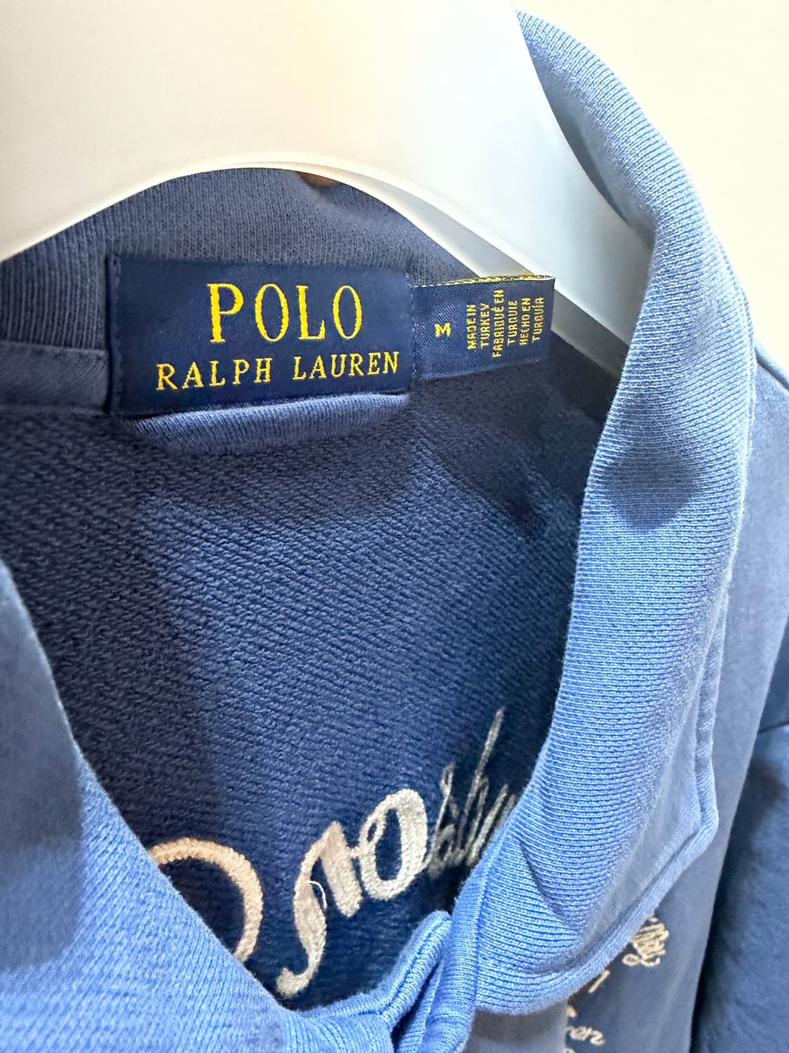 폴로 랄프로렌 허든슨밸리 블루 스웻셔츠자켓 상품이미지4