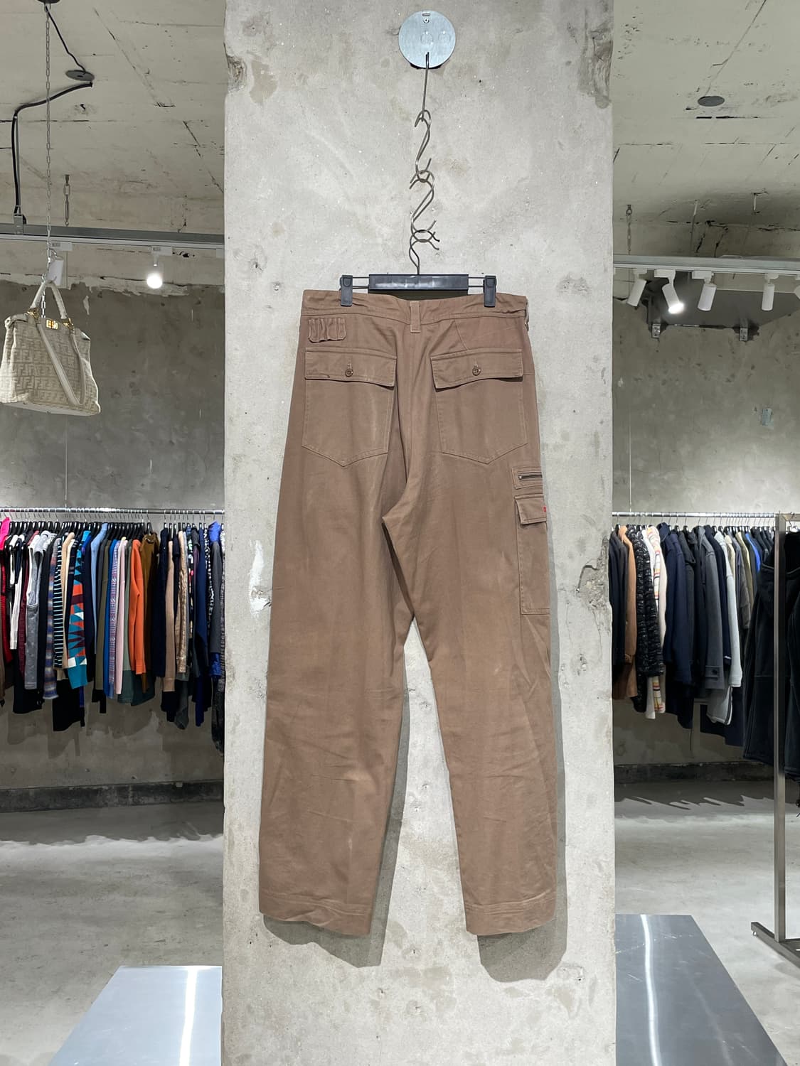 032c x 쉐비뇽 18S/S 베이지 코튼 카고 팬츠 상품이미지6