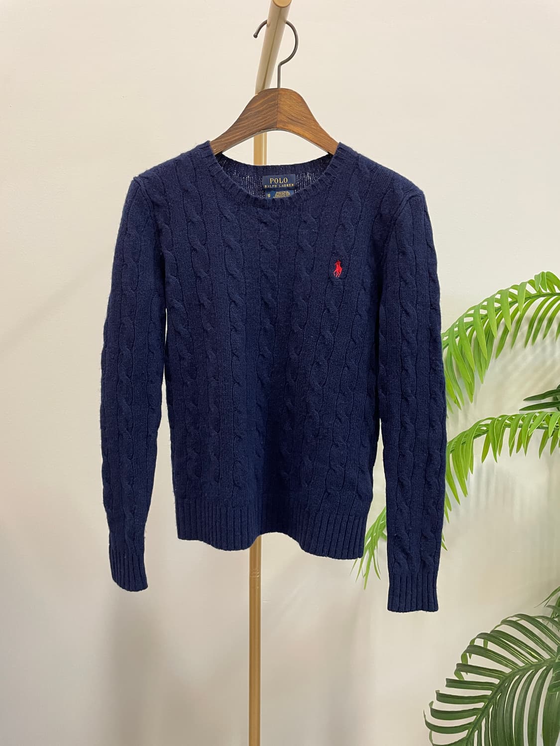 폴로 랄프로렌 네이비 울니트 상품이미지1
