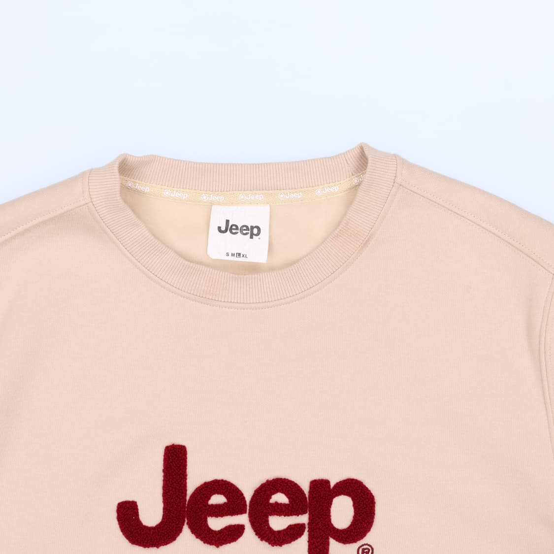 [L] 지프 기모 빅로고 맨투맨(미세얼룩) 1215J2 상품이미지2