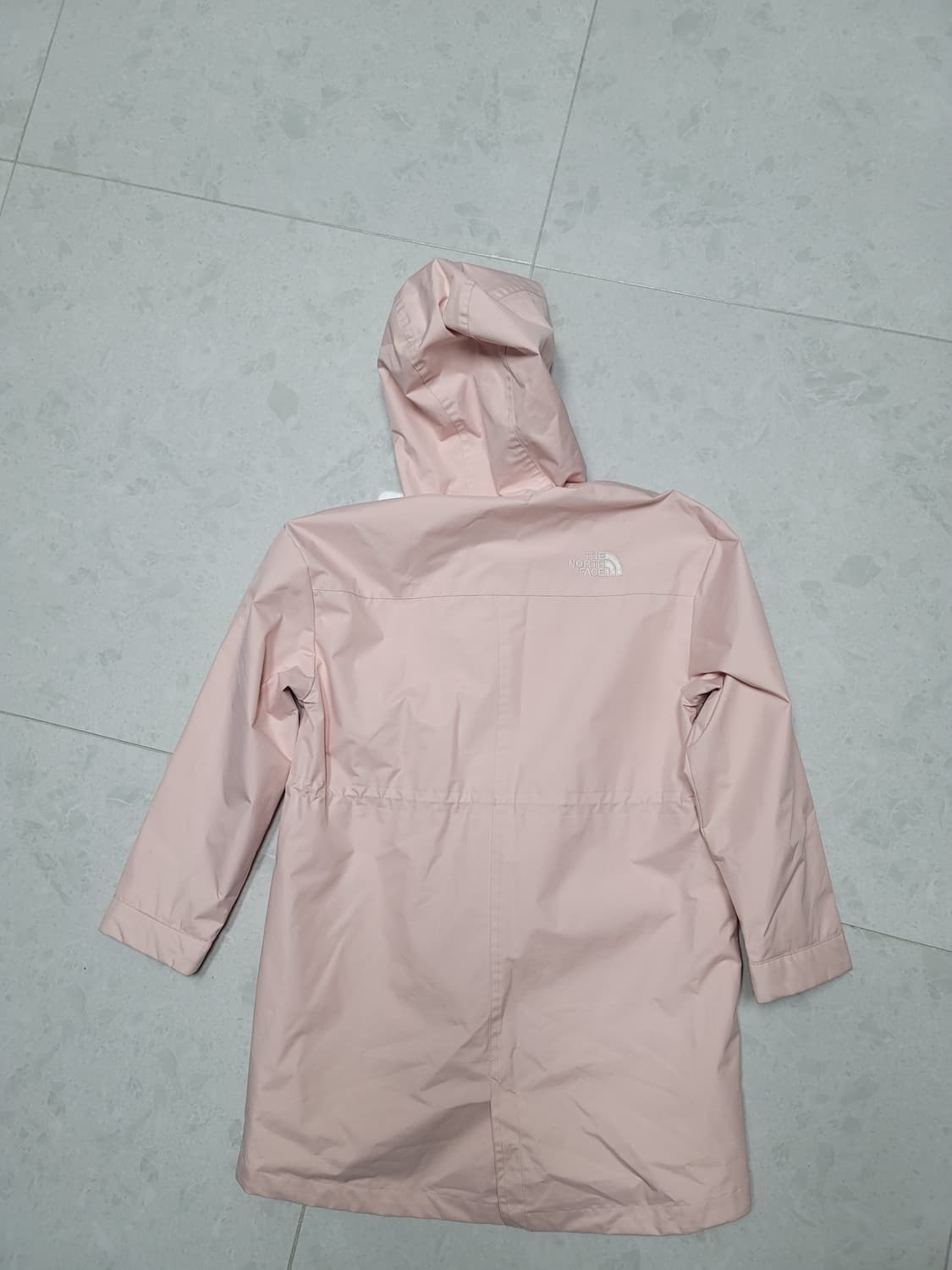 노스페이스 연핑크 롱 바람막이 키즈 140사이즈 상태극상
 상품이미지2