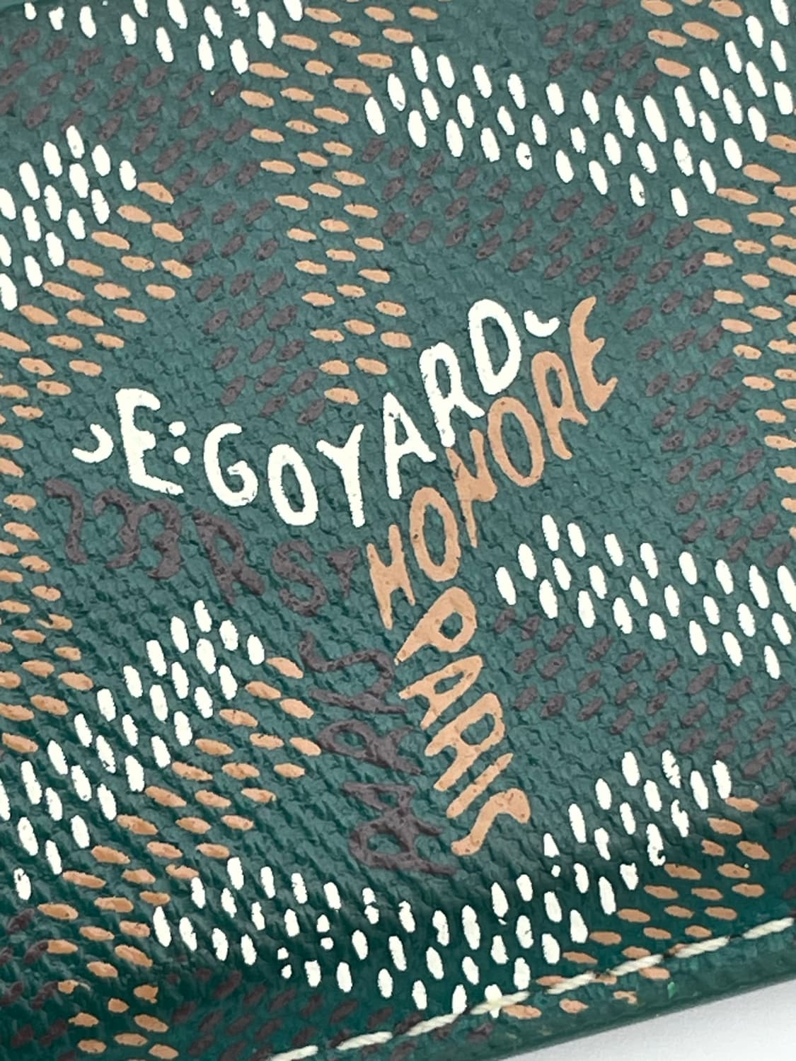 [ 풀구성 / 새상품급 ] 고야드 생쉴피스 카드홀더 카드지갑 그린  상품이미지4