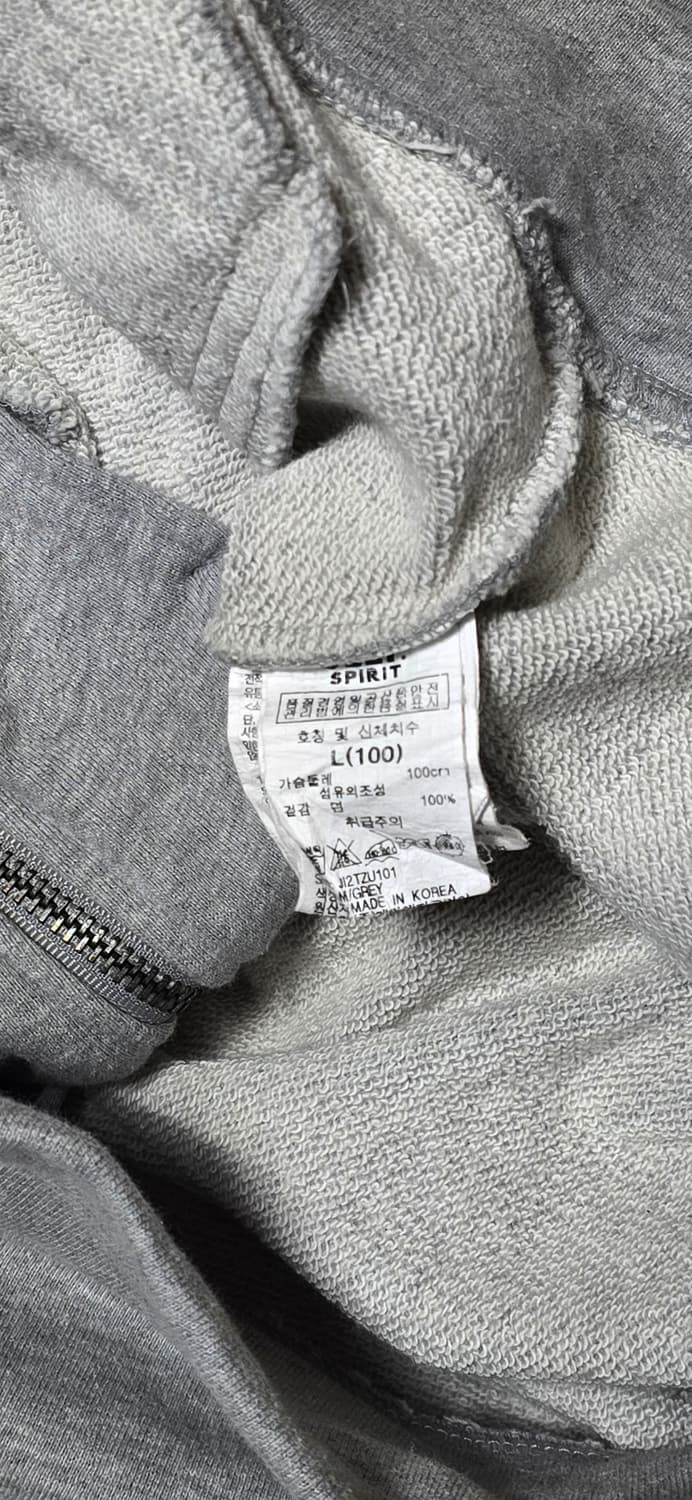 지프 스피릿 남성 기모 집업 자켓 L(100) 상품이미지4