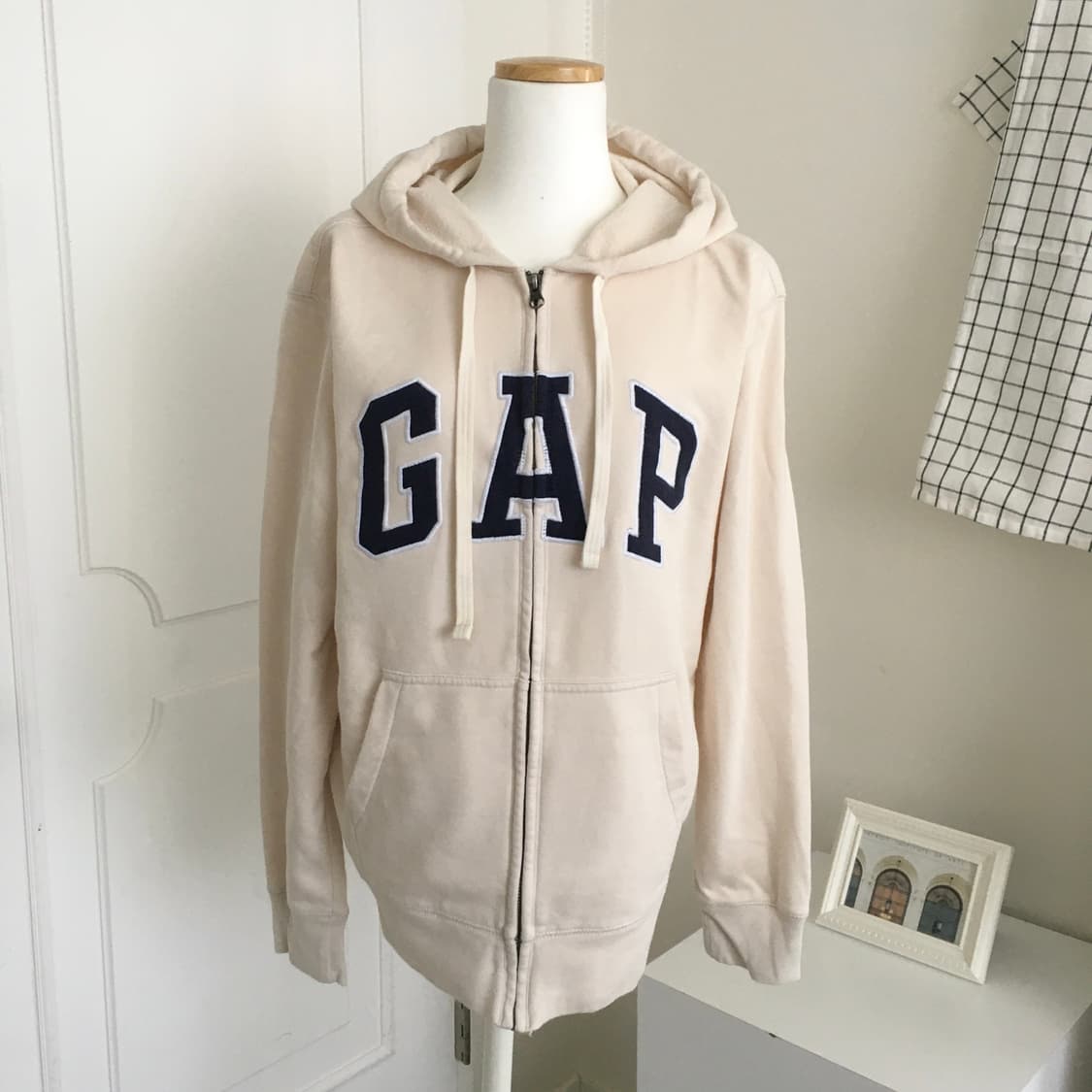 갭 후드집업 크림화이트 상품이미지1