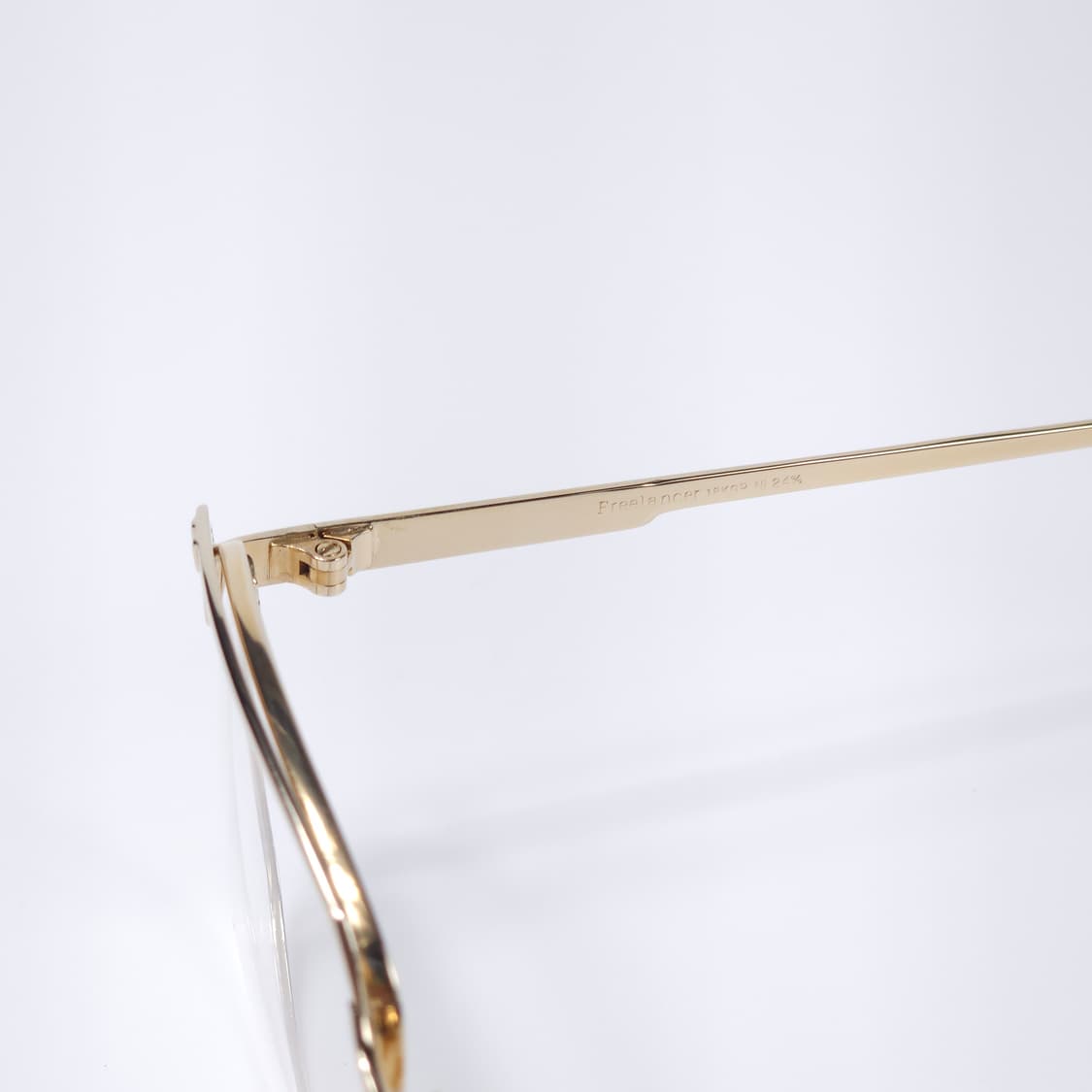 90년도 18K 도금 빈티지 금테 안경 상품이미지5