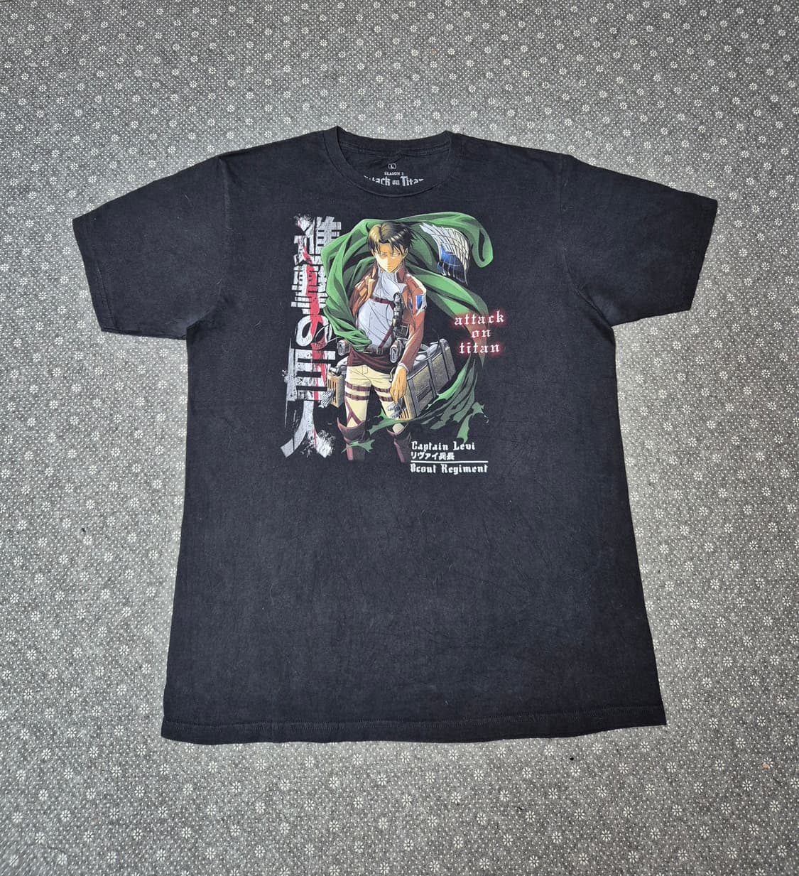 [L]진격의 거인 오피셜 티셔츠  -220 상품이미지2