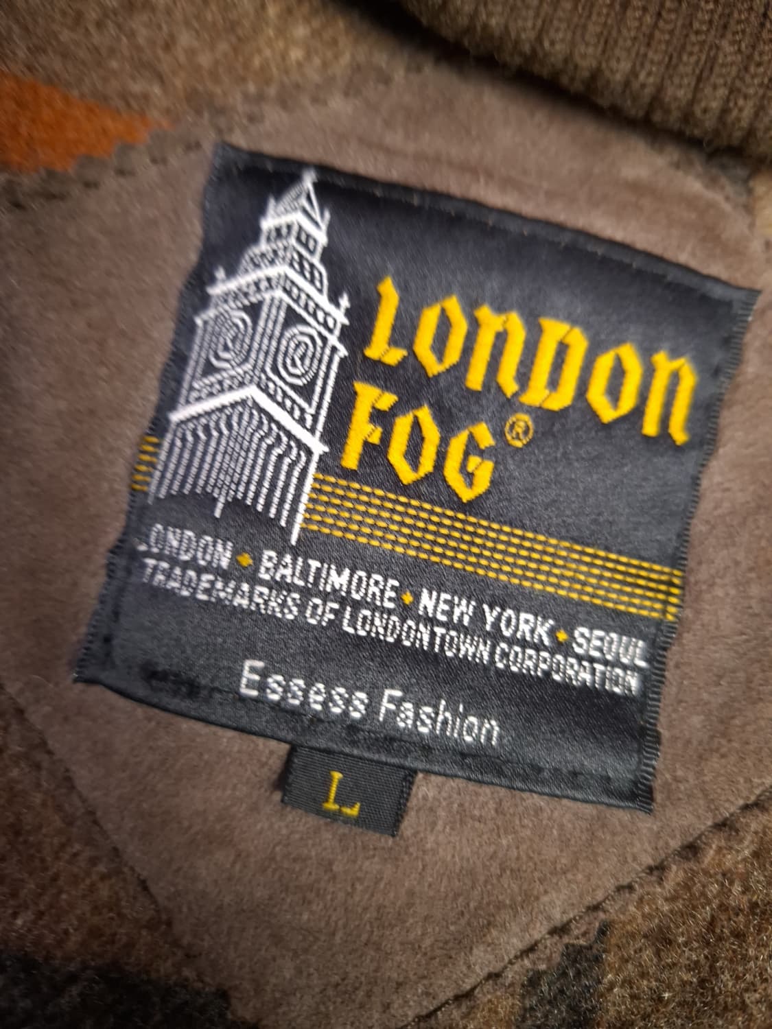 오리지날 80's 국내산 런던포그 리얼 산양 스웨이드 블루종 자켓 상품이미지2