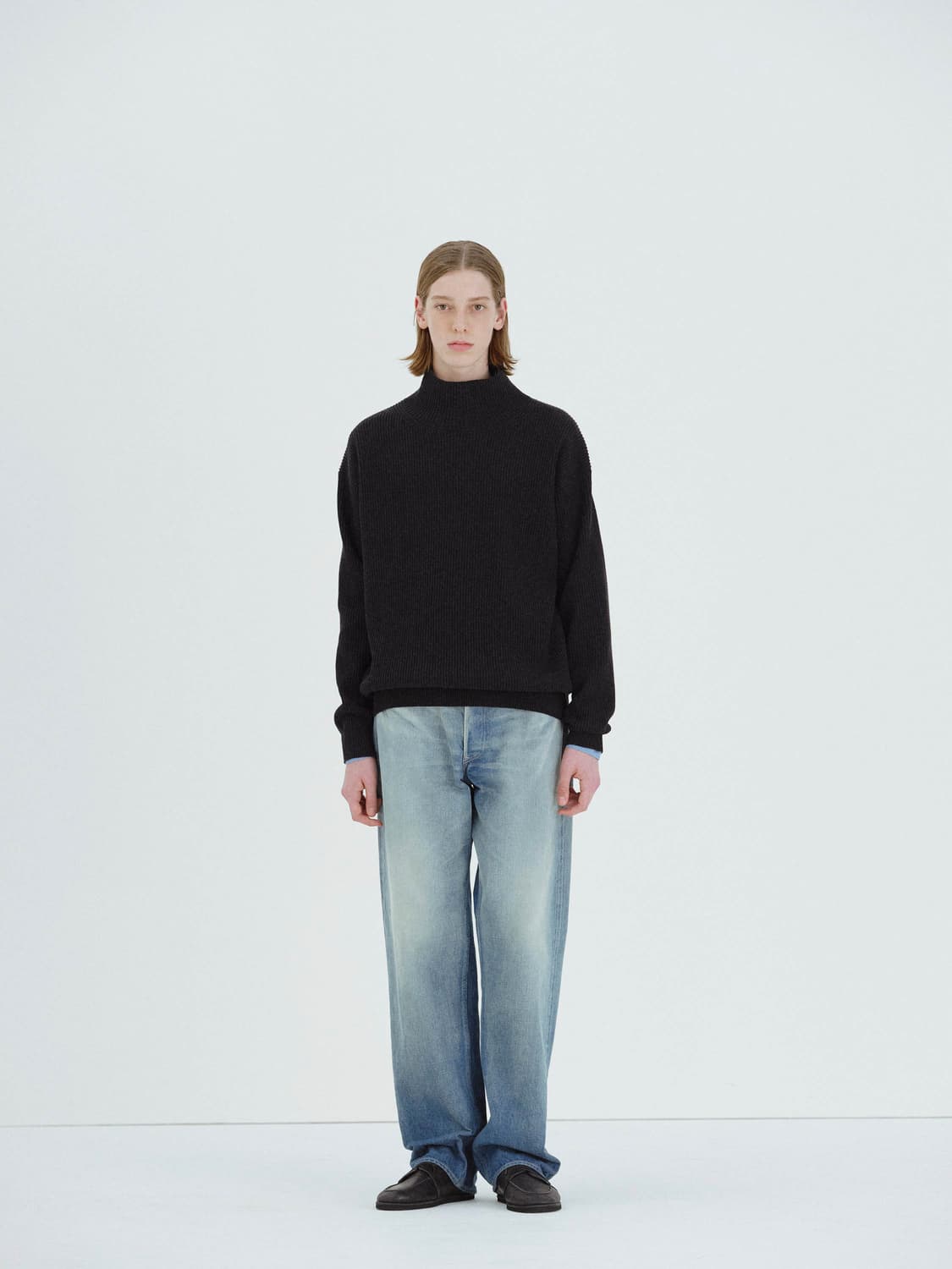 오라리 25AW 셀비지 헤비 와이드 데님 상품이미지2