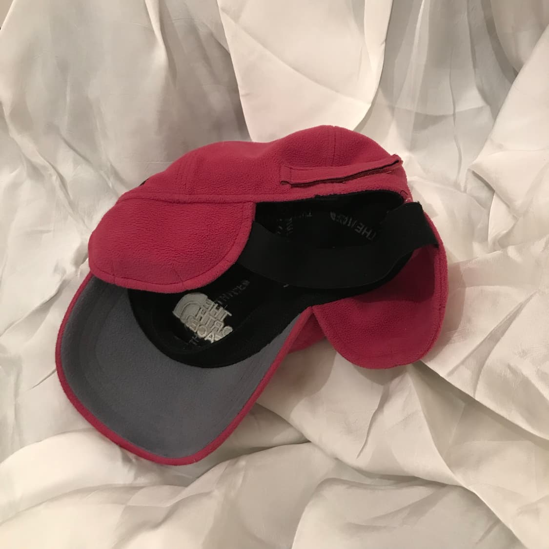 The North Face 노스페이스 핫핑크 이어플랩 플리스 캡 상품이미지2