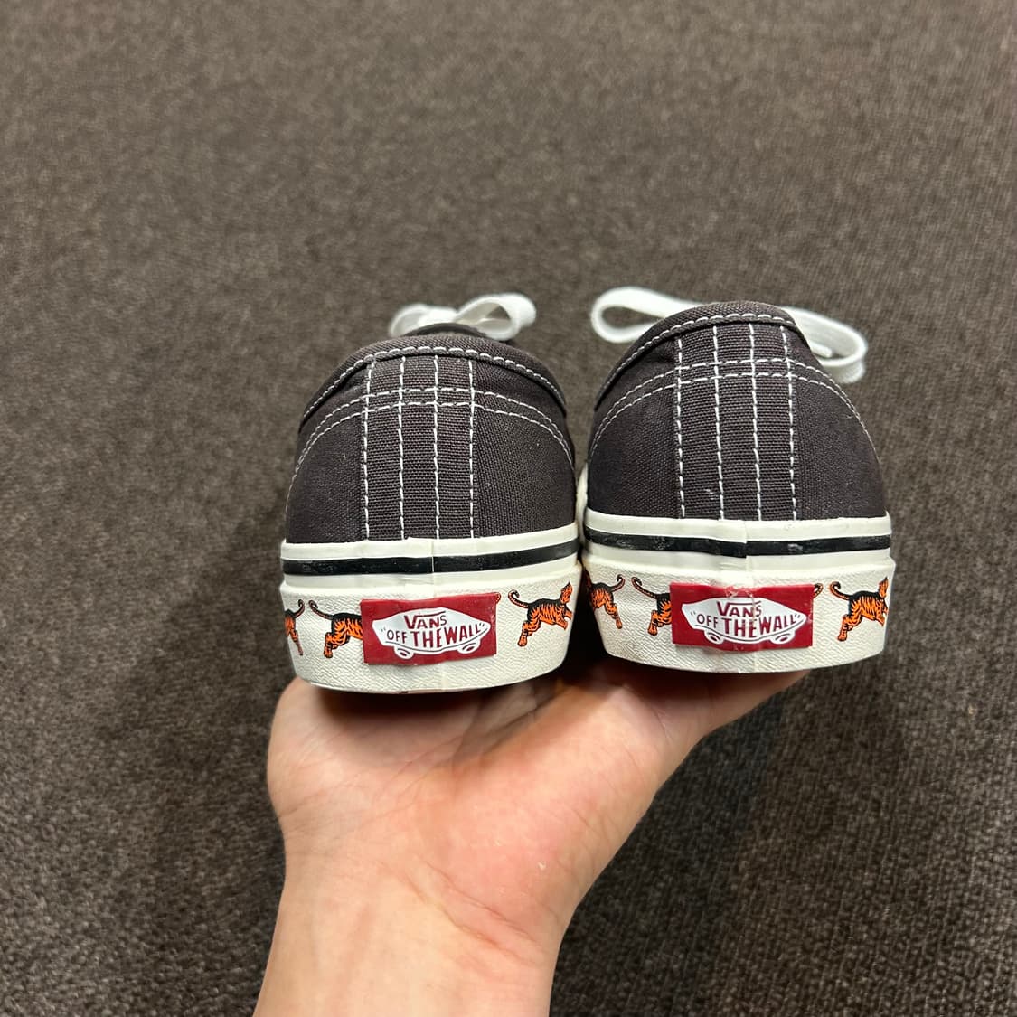 255) 반스 어센틱 타이거 정글 사이드월 새상품급 상품이미지7