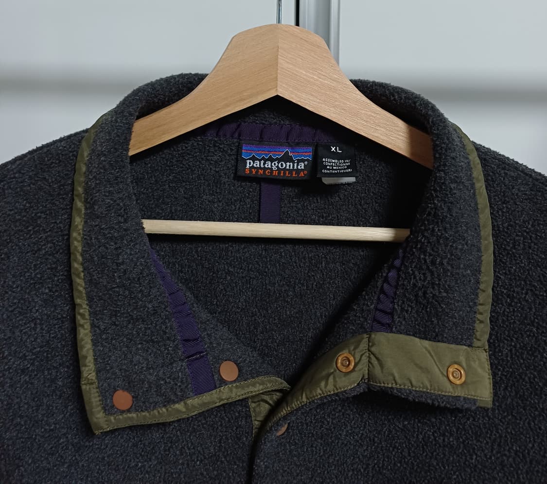 🇲🇽 [XL] 파타고니아 신칠라 스냅티 올드 모델 차콜 / 올리브 상품이미지3