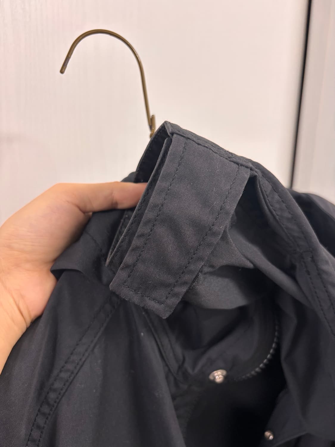 노스페이스 퍼플라벨 여성 블랙 후드 자켓 s  상품이미지7