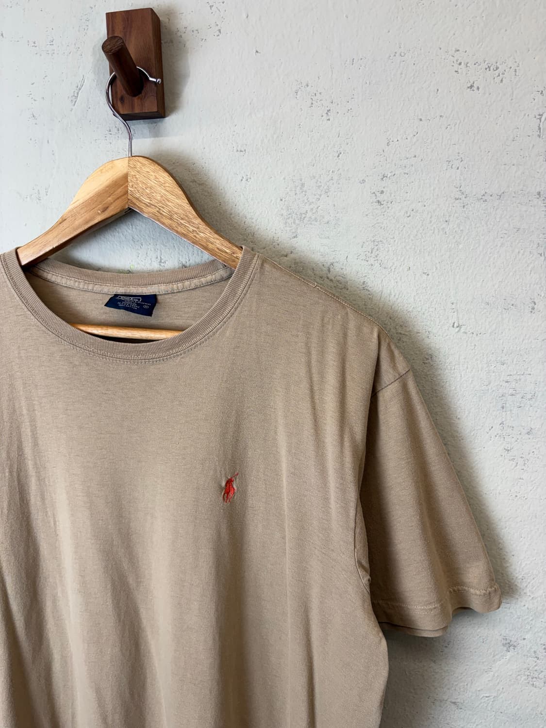 폴로랄프로렌 빈티지 포니로고 브라운 반팔티 상품이미지2