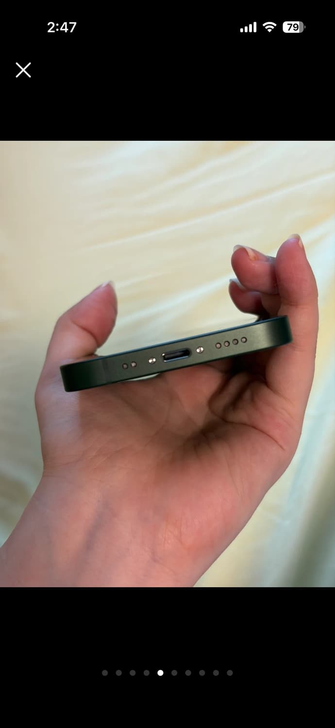 아이폰13미니 그린 배터리100 상품이미지5